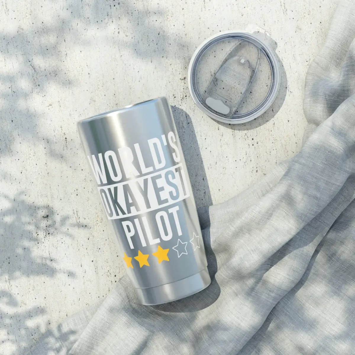 World’s Okayest Pilot - Mug - gifts - WWII warbird t-shirt