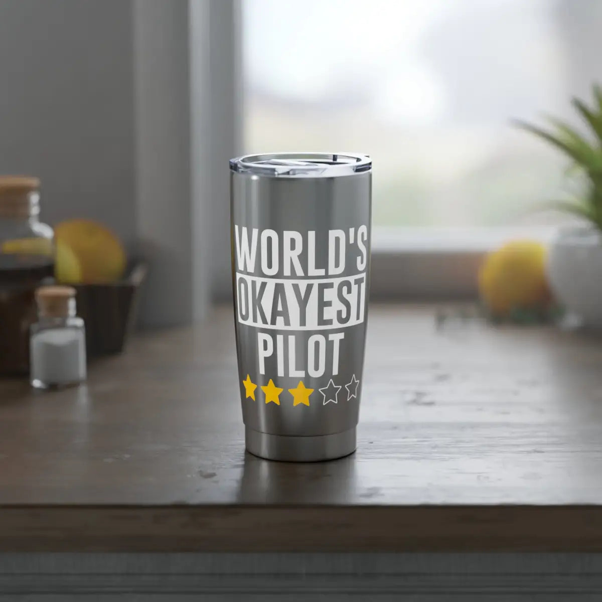 World’s Okayest Pilot - Mug - gifts - WWII warbird t-shirt