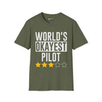 World’s Okayest Pilot - T-Shirt - gifts - WWII warbird t-shirt