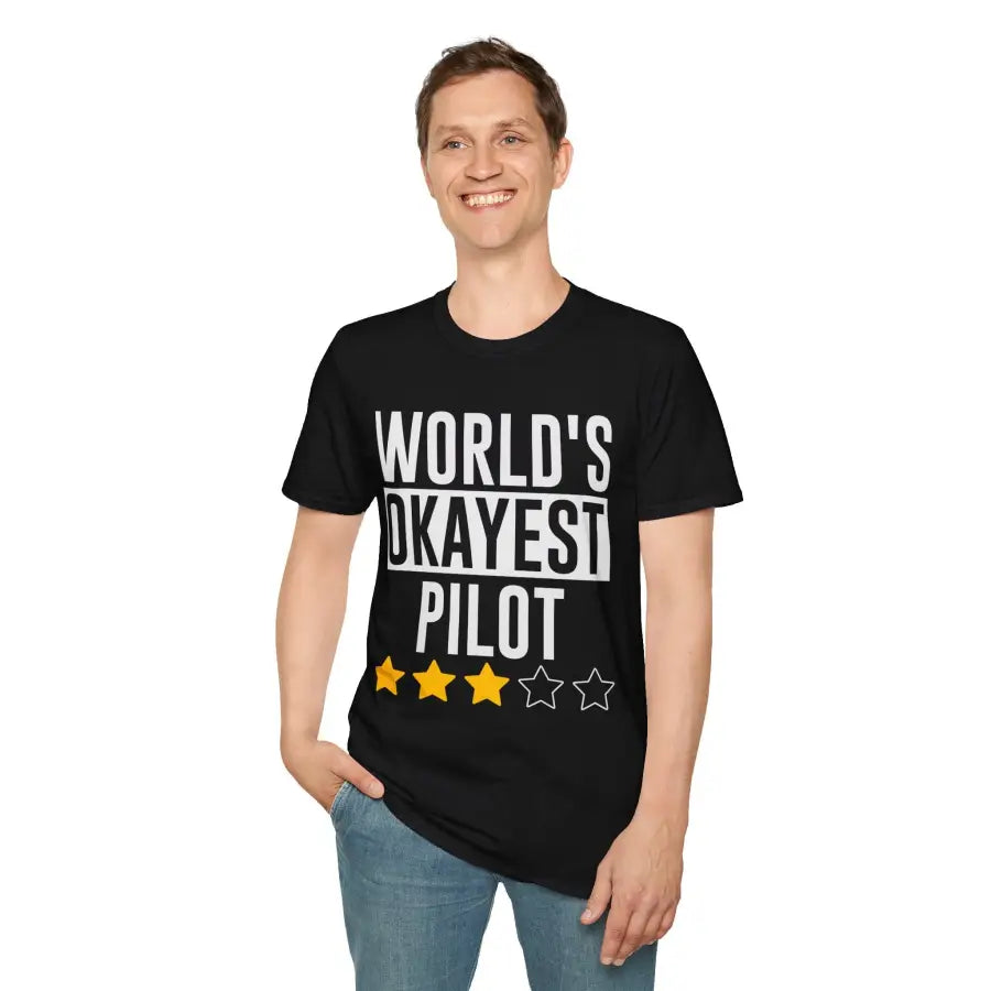 World’s Okayest Pilot - T-Shirt - gifts - WWII warbird t-shirt