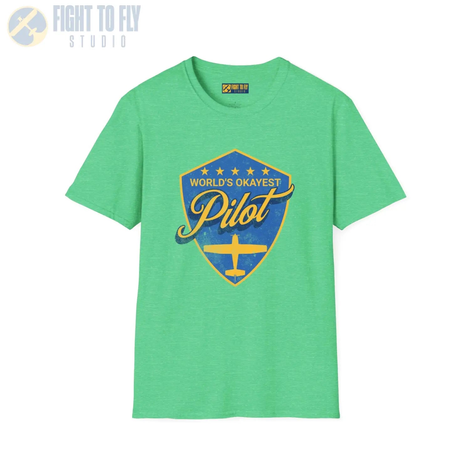 World’s Okayest Pilot - Tee - T-Shirt - gifts - WWII warbird t-shirt