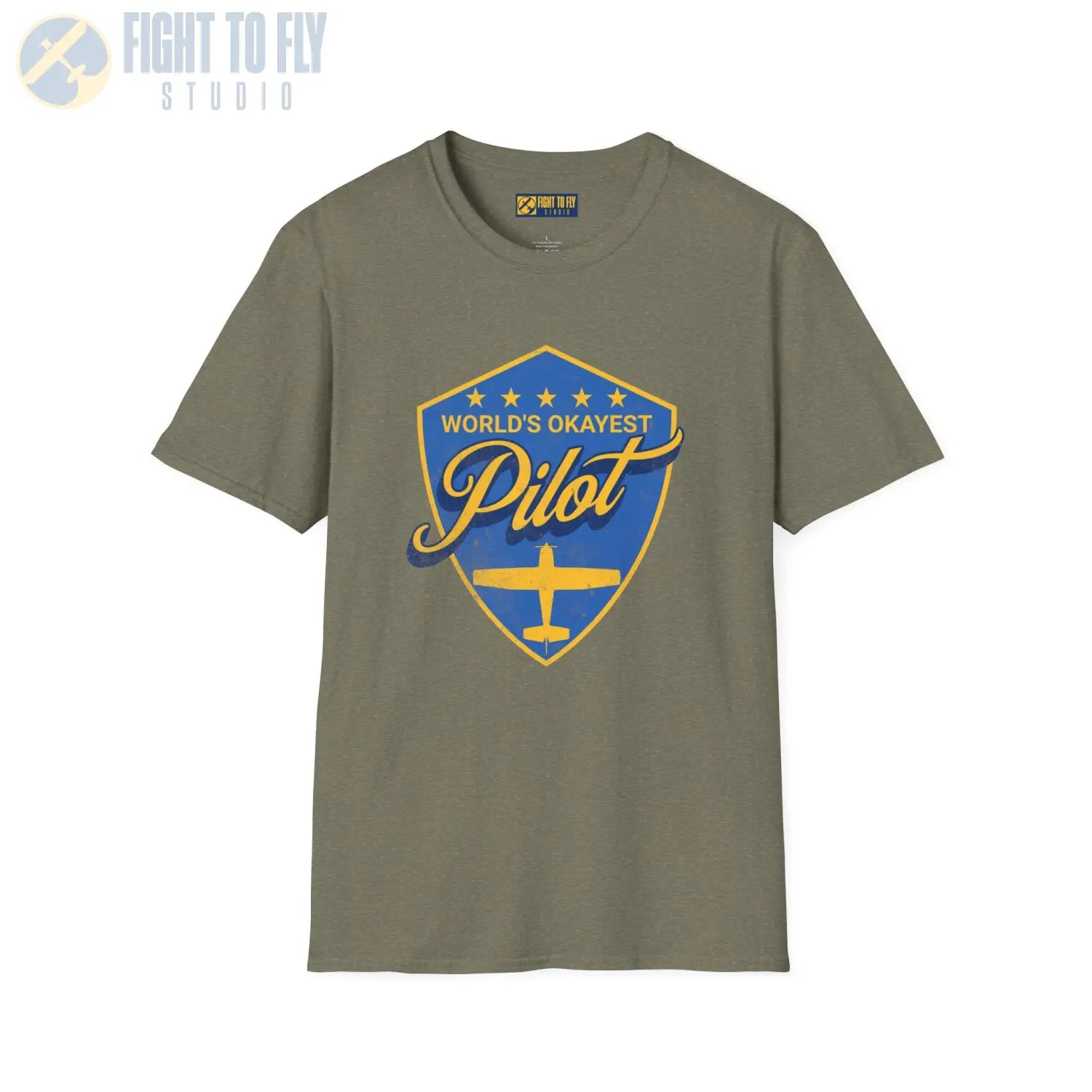 World’s Okayest Pilot - Tee - T-Shirt - gifts - WWII warbird t-shirt