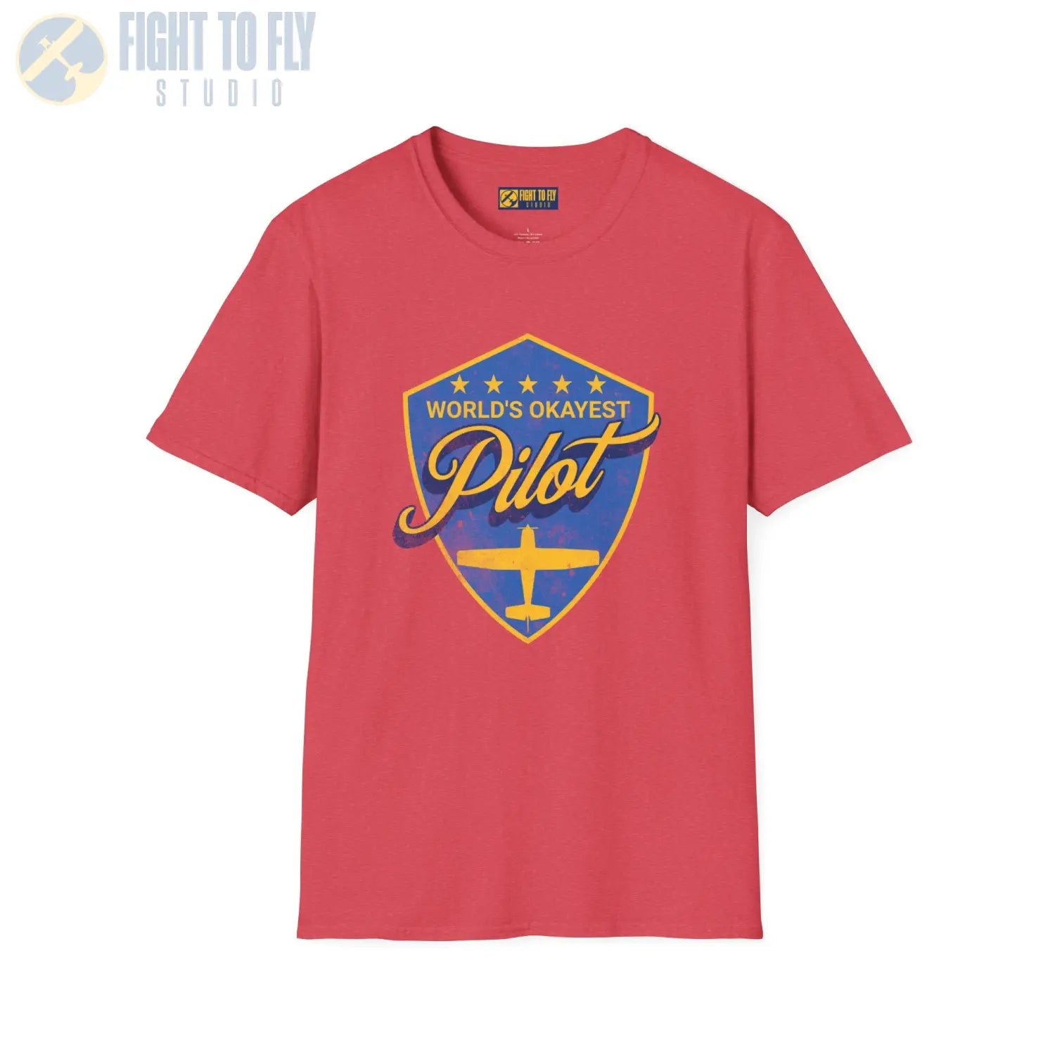 World’s Okayest Pilot - Tee - T-Shirt - gifts - WWII warbird t-shirt
