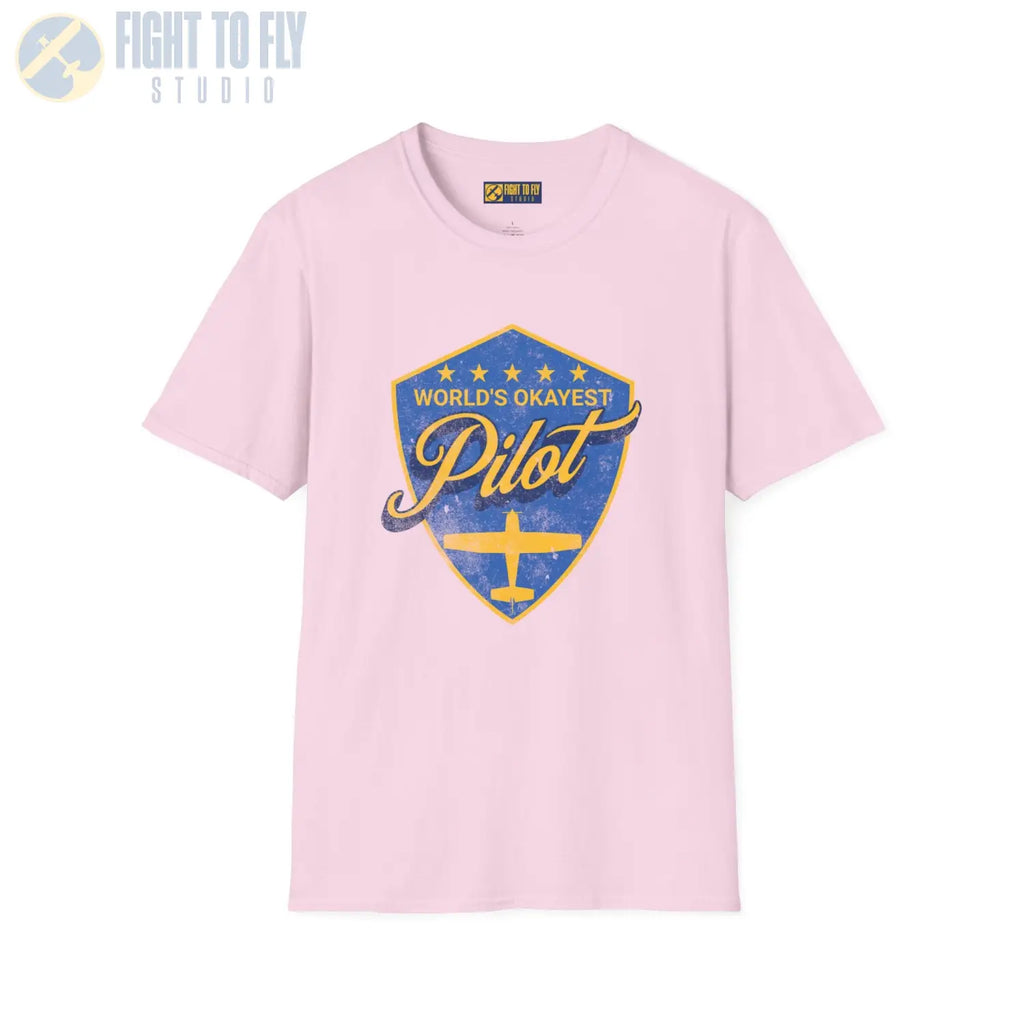 World’s Okayest Pilot - Tee - T-Shirt - gifts - WWII warbird t-shirt
