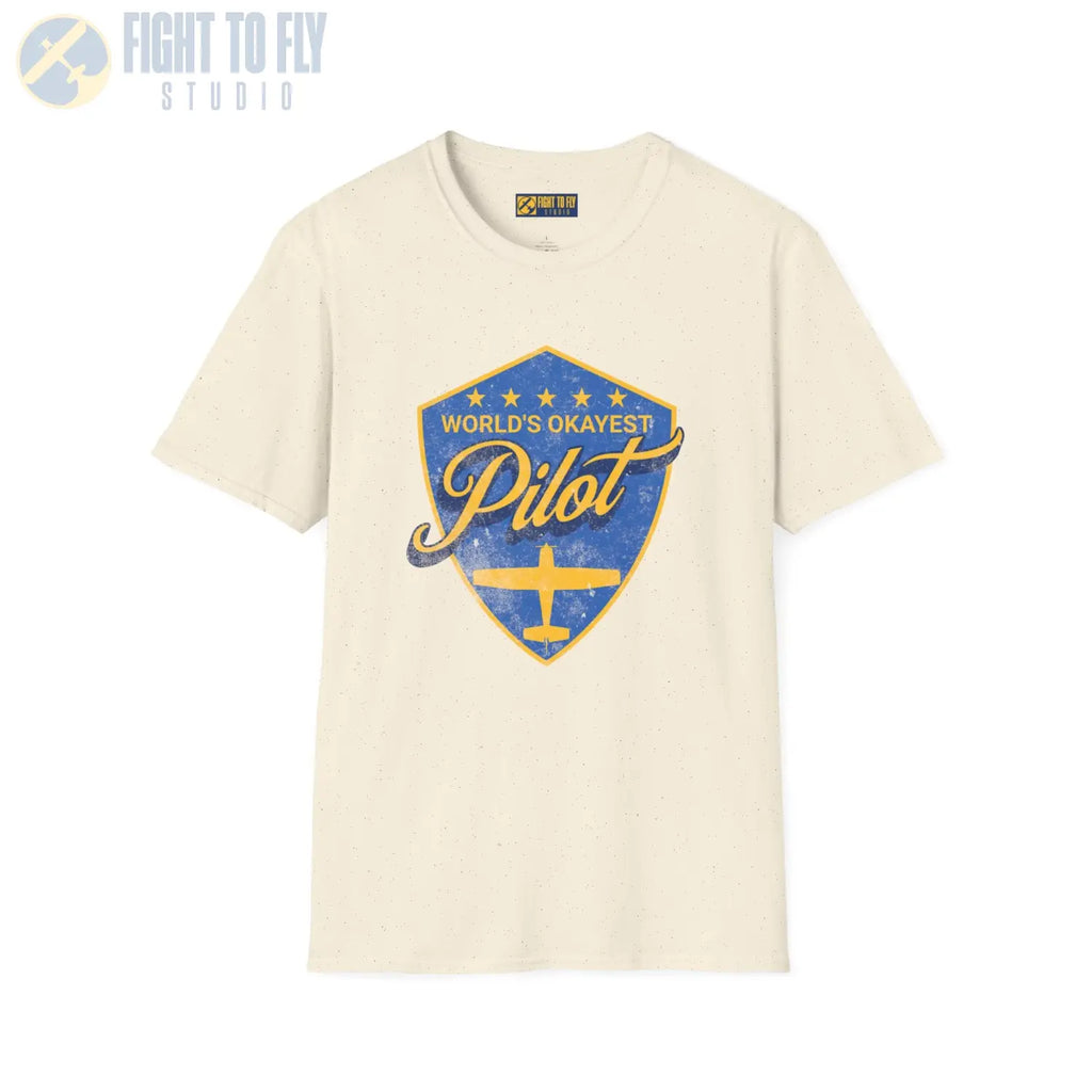 World’s Okayest Pilot - Tee - T-Shirt - gifts - WWII warbird t-shirt