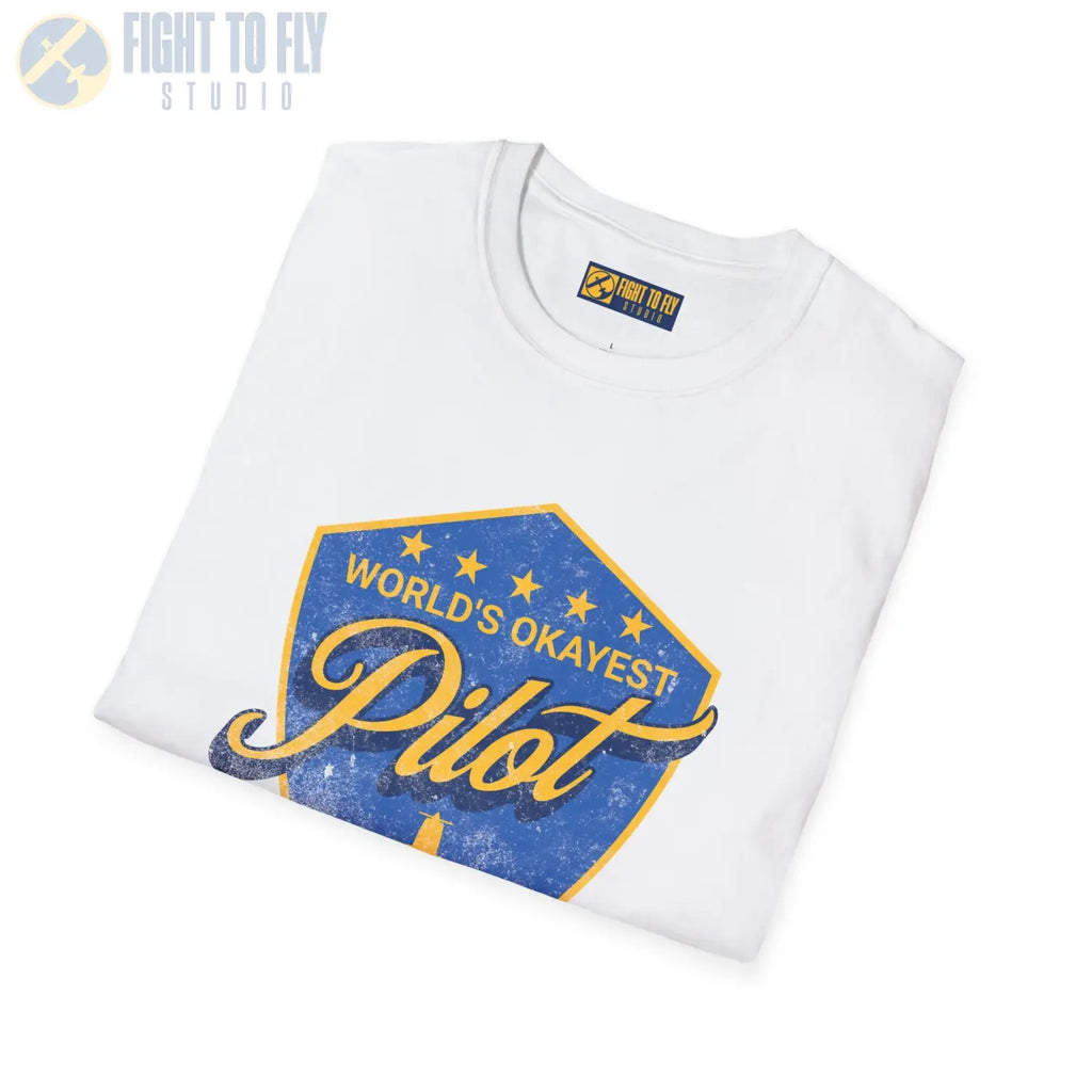 World’s Okayest Pilot - Tee - T-Shirt - gifts - WWII warbird t-shirt