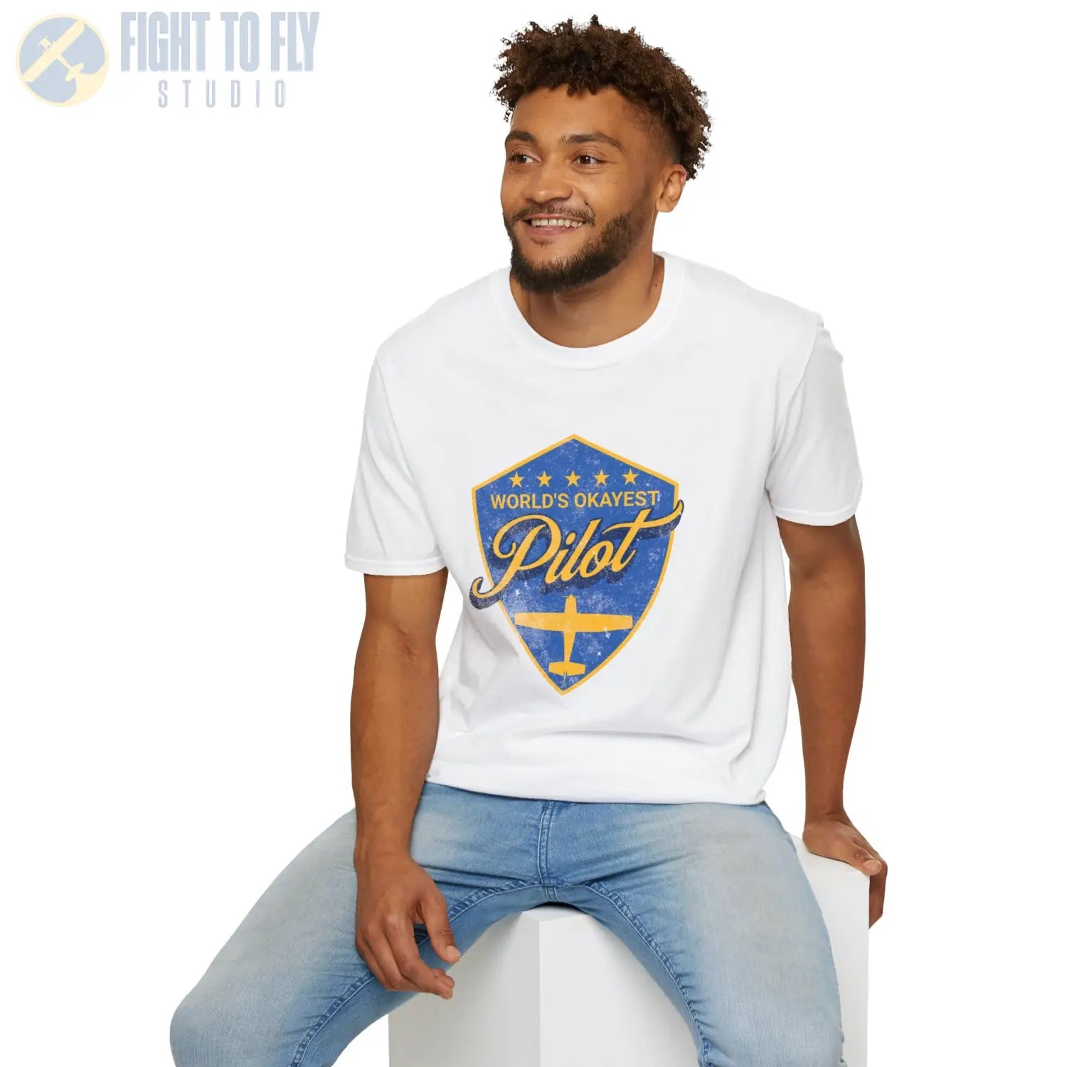 World’s Okayest Pilot - Tee - T-Shirt - gifts - WWII warbird t-shirt