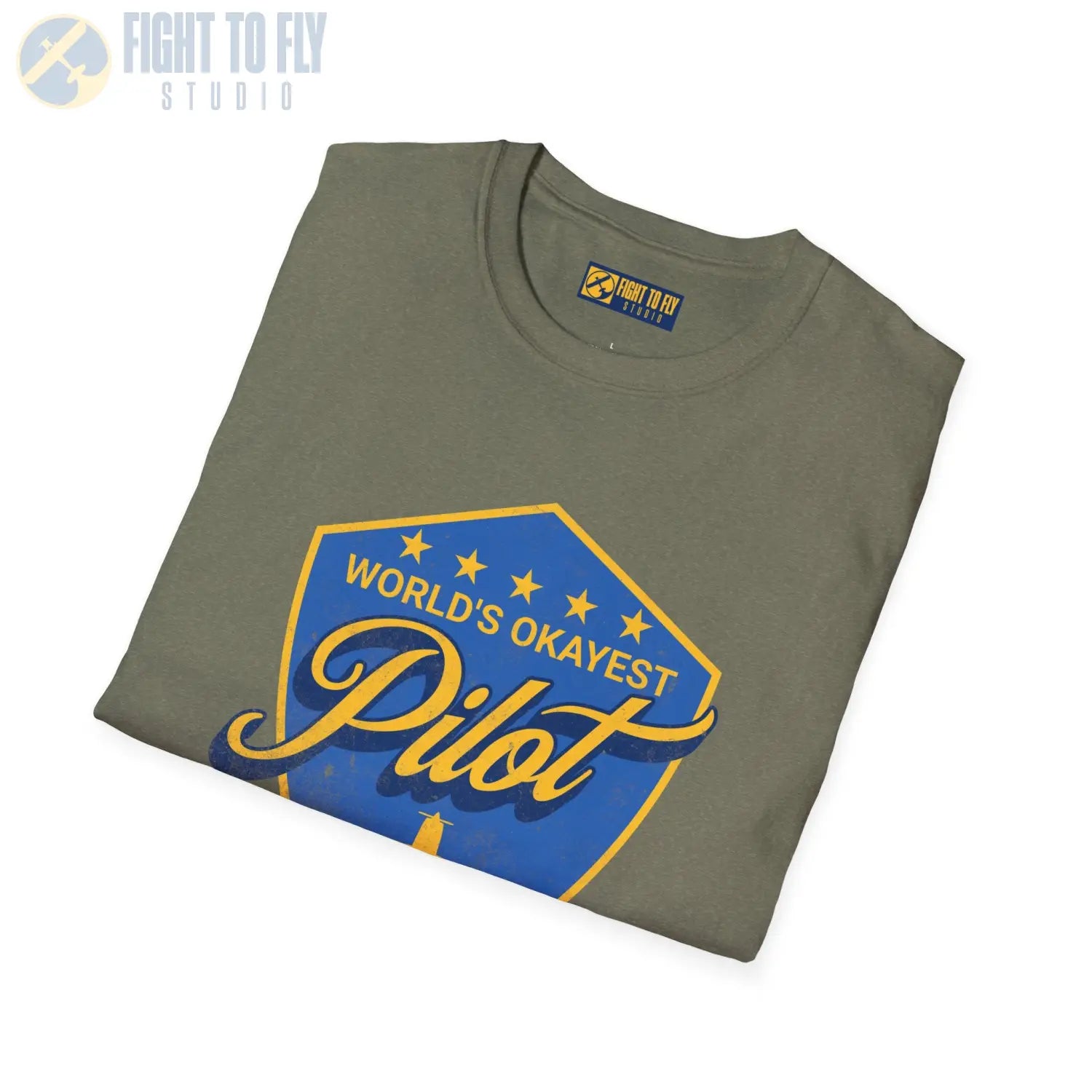 World’s Okayest Pilot - Tee - T-Shirt - gifts - WWII warbird t-shirt
