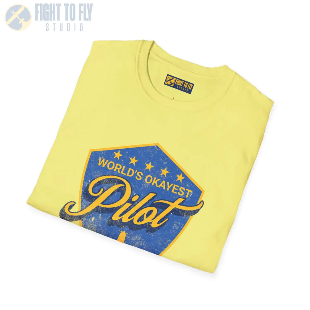 World’s Okayest Pilot - Tee - T-Shirt - gifts - WWII warbird t-shirt