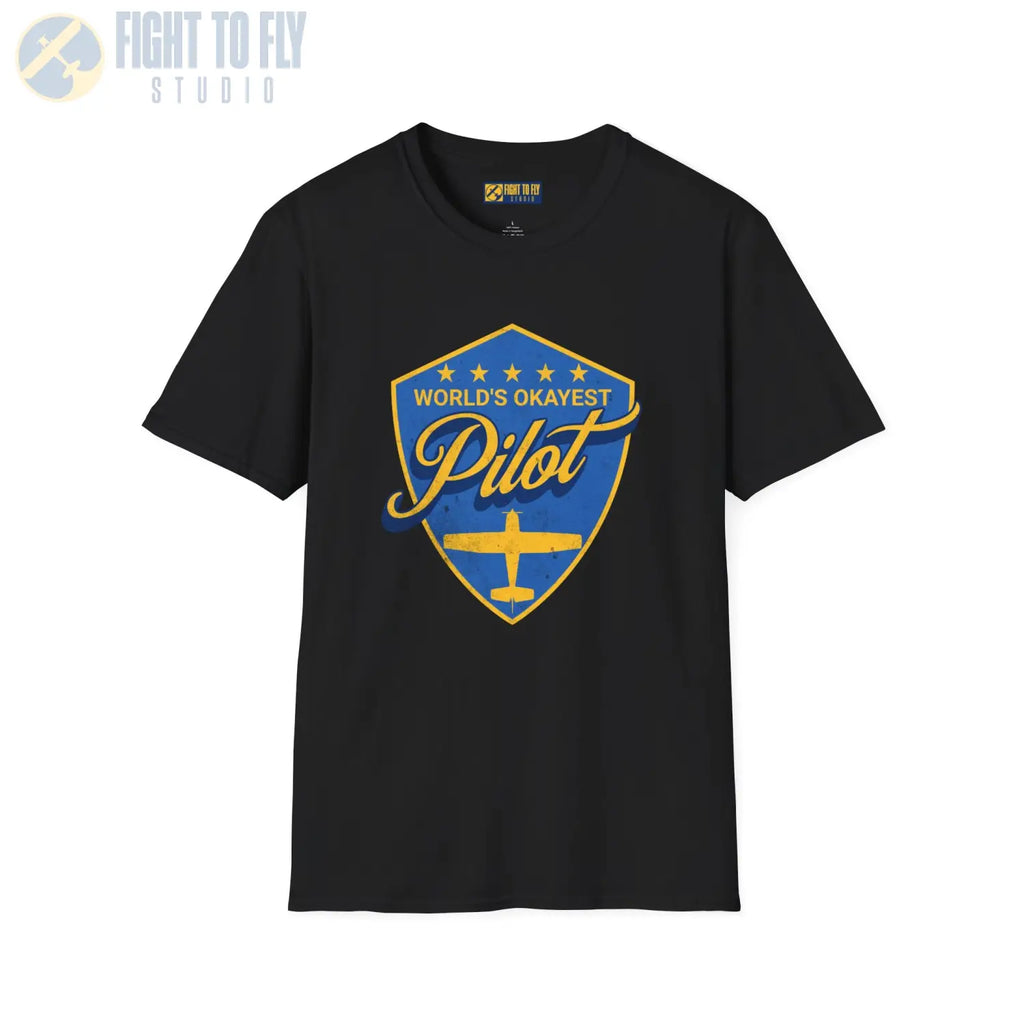 World’s Okayest Pilot - Tee - T-Shirt - gifts - WWII warbird t-shirt