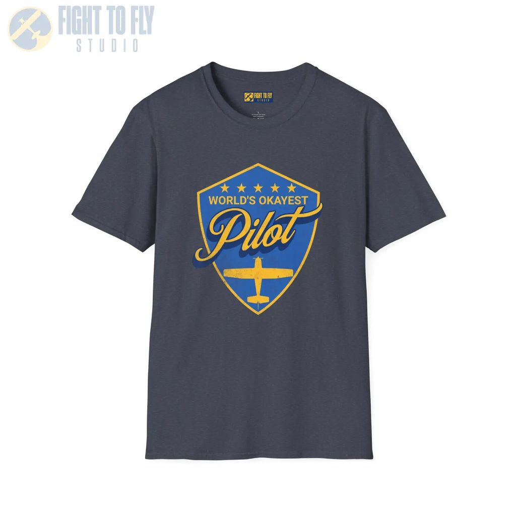 World’s Okayest Pilot - Tee - T-Shirt - gifts - WWII warbird t-shirt
