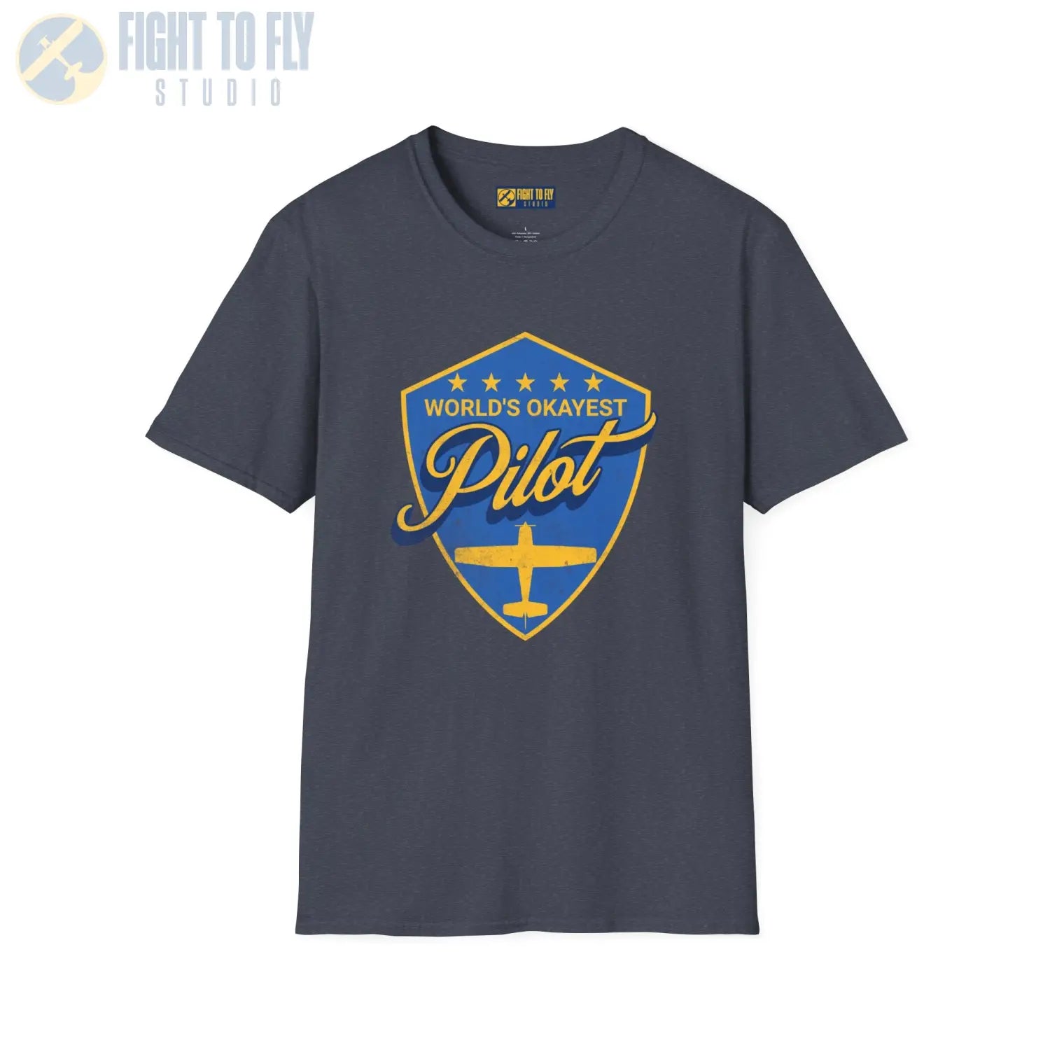 World’s Okayest Pilot - Tee - T-Shirt - gifts - WWII warbird t-shirt