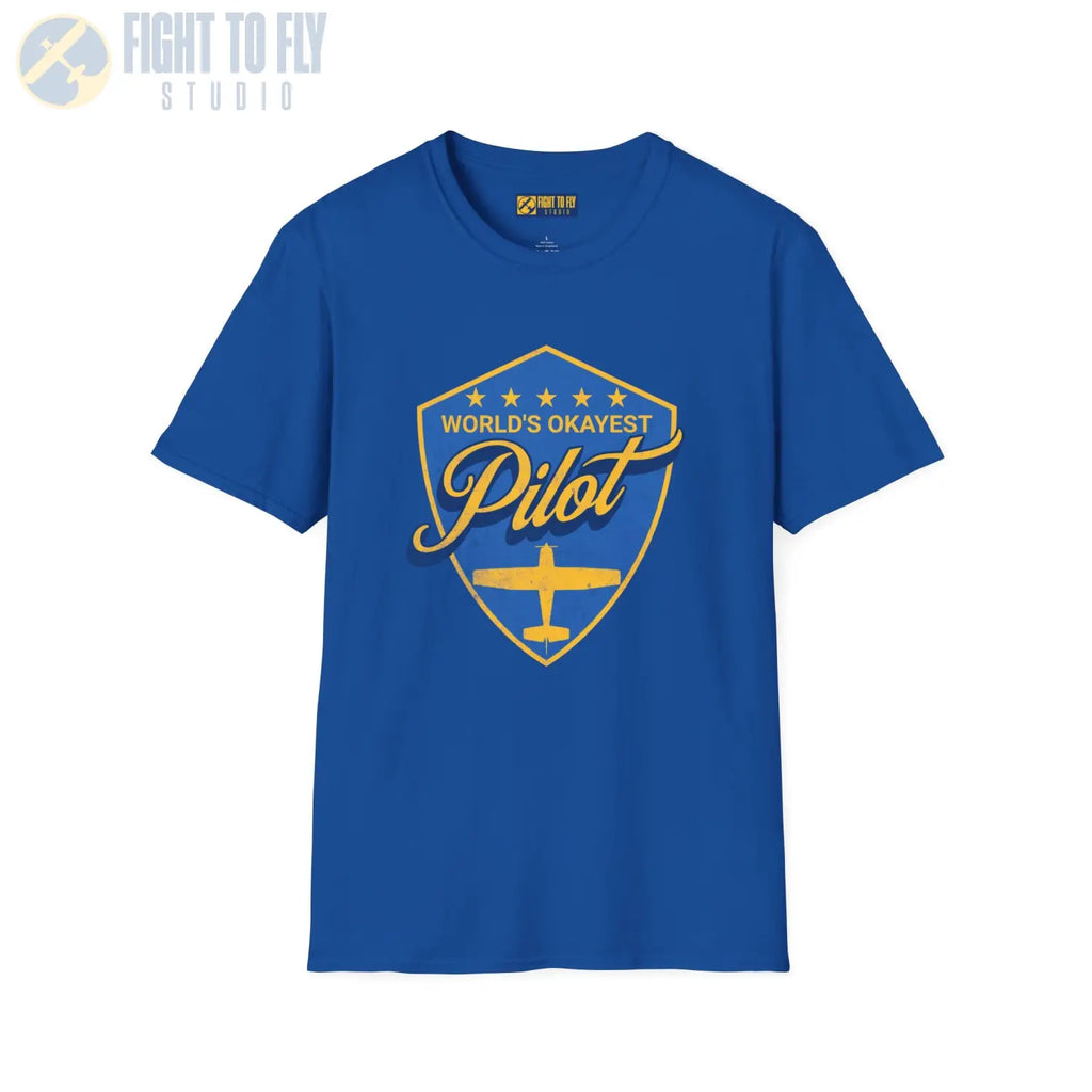 World’s Okayest Pilot - Tee - T-Shirt - gifts - WWII warbird t-shirt