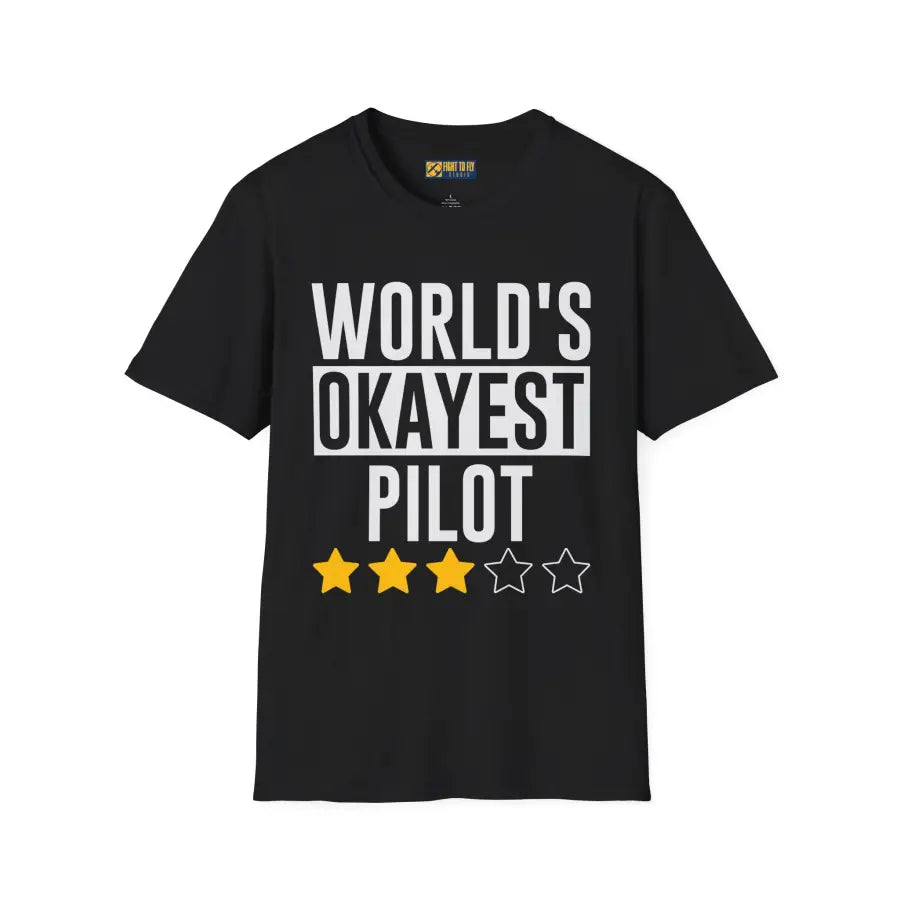 World’s Okayest Pilot - T-Shirt - gifts - WWII warbird t-shirt