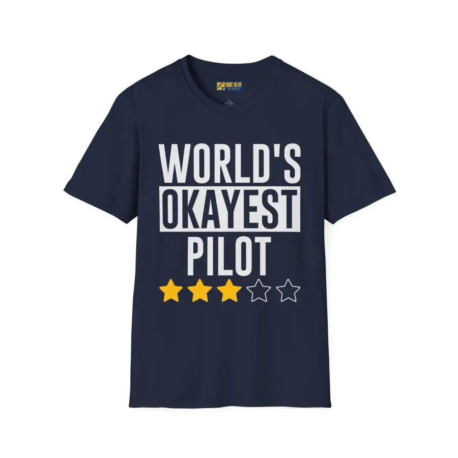 World’s Okayest Pilot - T-Shirt - gifts - WWII warbird t-shirt