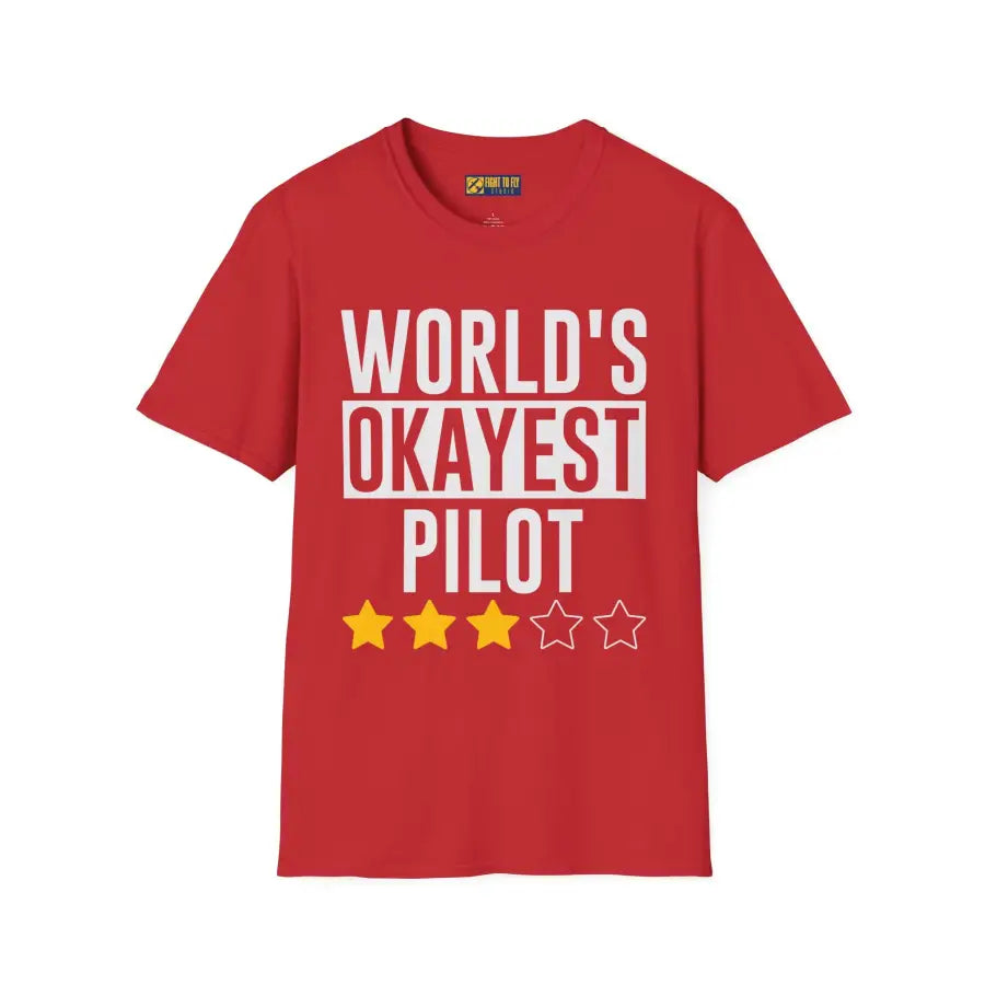 World’s Okayest Pilot - T-Shirt - gifts - WWII warbird t-shirt