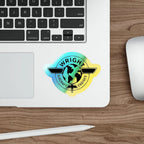 Wright Aircraft Engines Holographic Die-Cut Stickers - Paper products - Pilot gifts - WWII warbird t-shirt