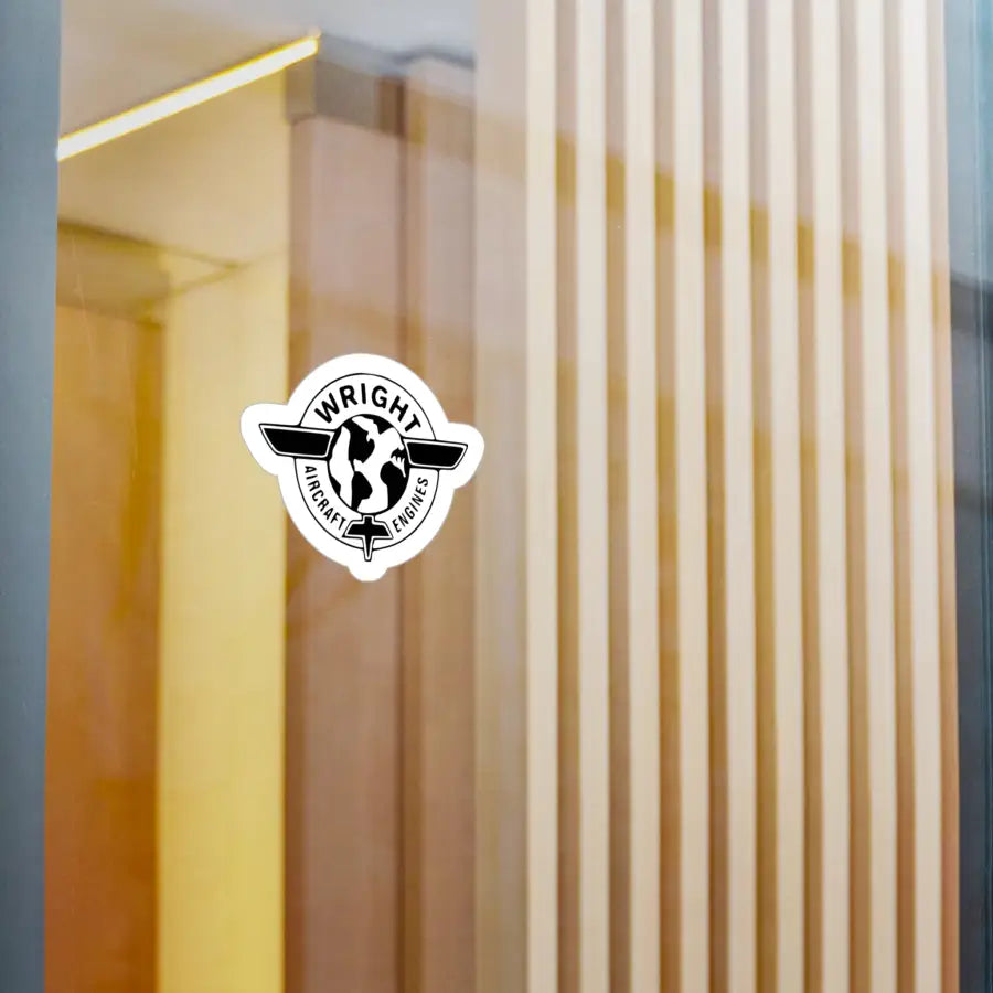 Wright Aircraft Engines Kiss-Cut Vinyl Decal - Paper products - Pilot gifts - WWII warbird t-shirt