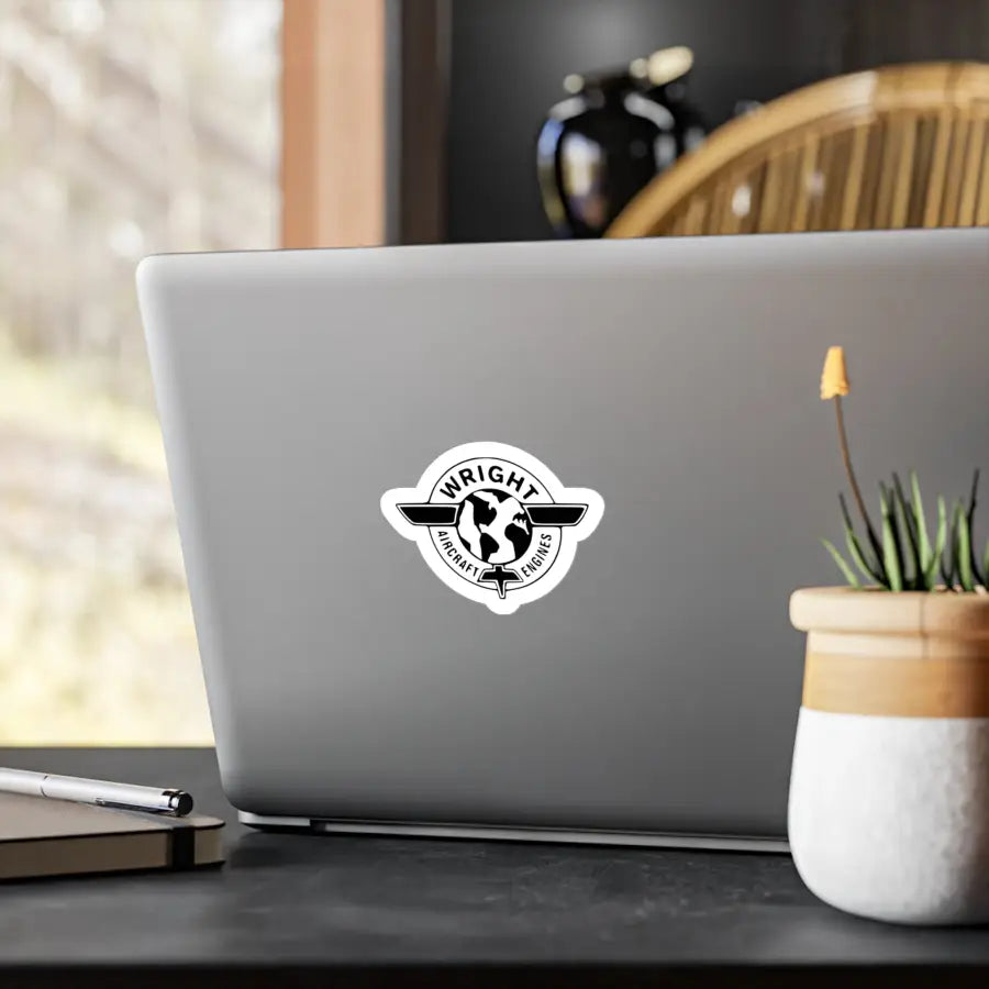 Wright Aircraft Engines Kiss-Cut Vinyl Decal - Paper products - Gifts for pilots - Aviation apparel