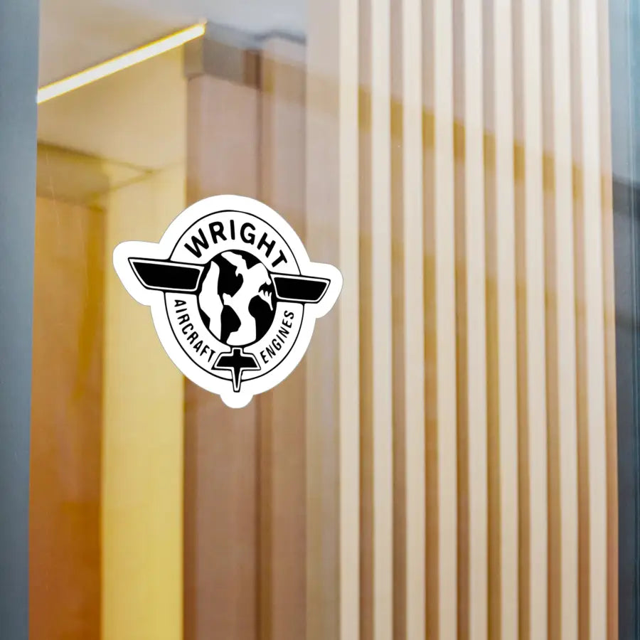 Wright Aircraft Engines Kiss-Cut Vinyl Decal - Paper products - Pilot gifts - WWII warbird t-shirt