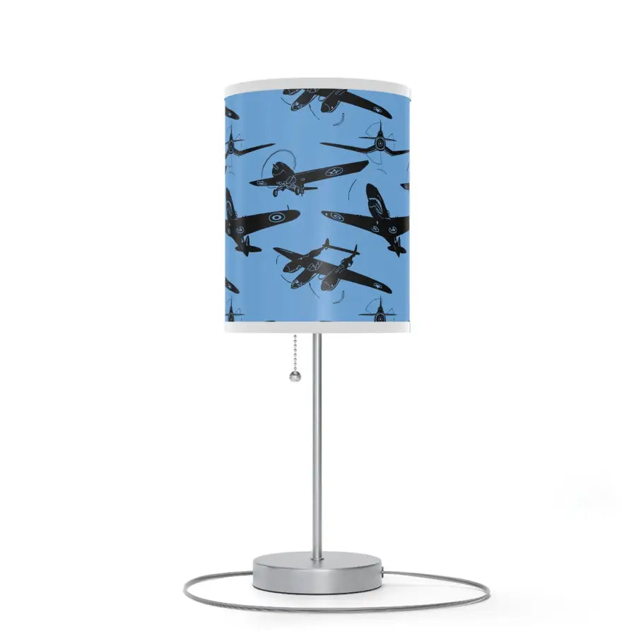WWII Fighters Silhouette Table Lamp - Modern Home Decor - Gifts for pilots - Aviation apparel