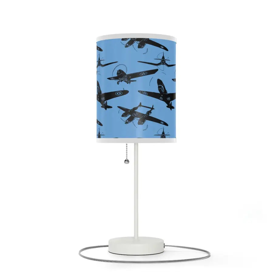 WWII Fighters Silhouette Table Lamp - Modern Home Decor - Gifts for pilots - Aviation apparel