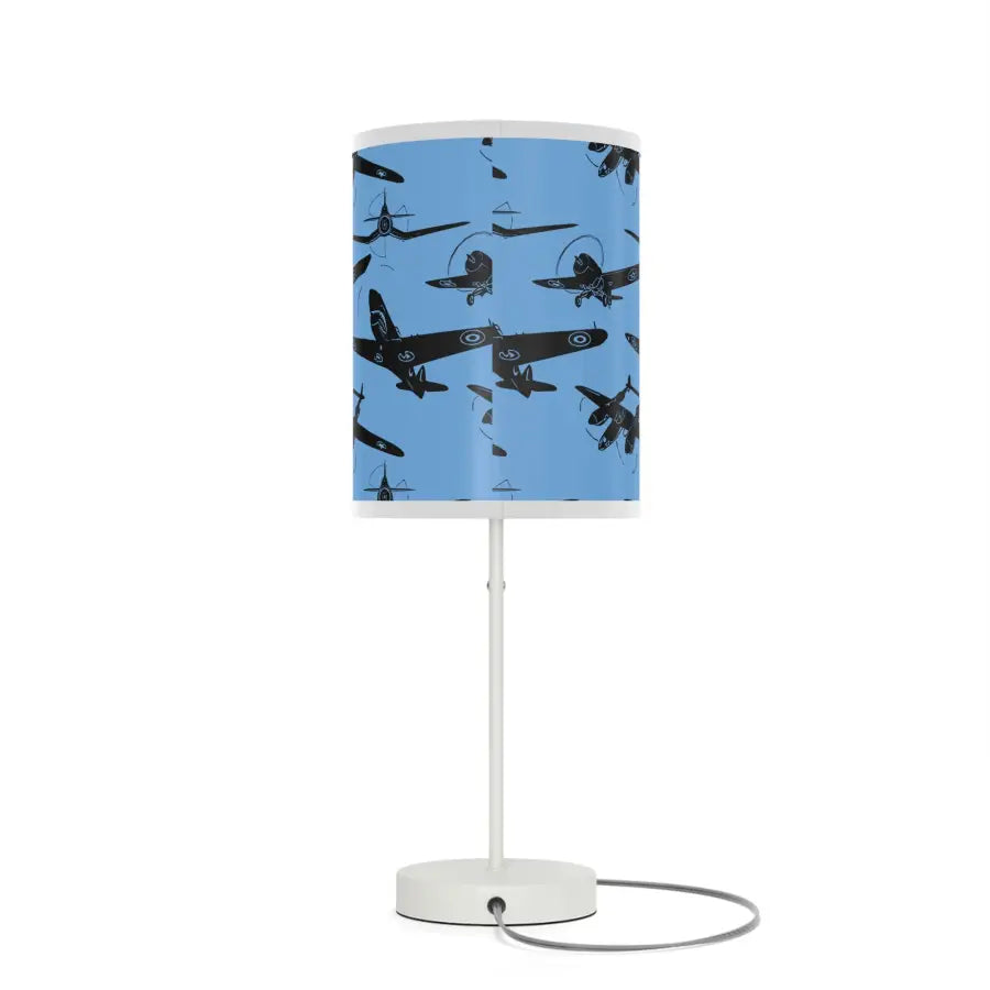 WWII Fighters Silhouette Table Lamp - Modern Home Decor - Gifts for pilots - Aviation apparel