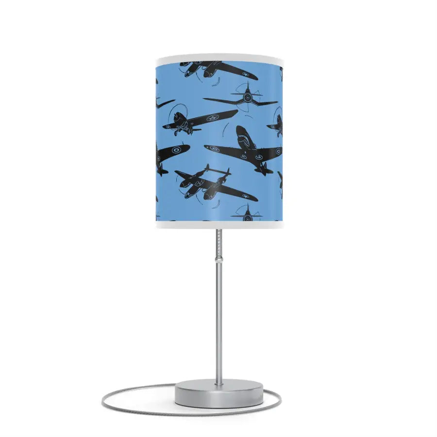 WWII Fighters Silhouette Table Lamp - Modern Home Decor - Gifts for pilots - Aviation apparel