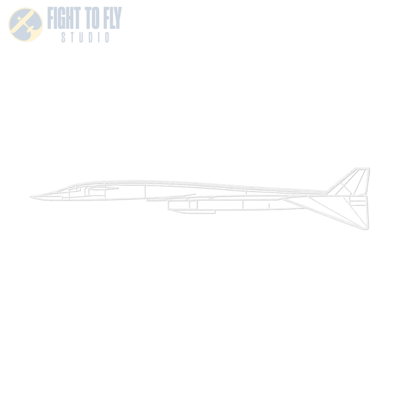 XB-70 Die Cut Metal Wall Art - Sign - Pilot gifts - WWII warbird t-shirt