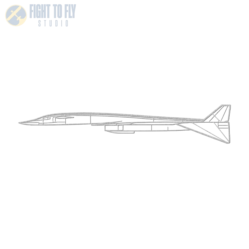 XB-70 Die Cut Metal Wall Art - Sign - Pilot gifts - WWII warbird t-shirt