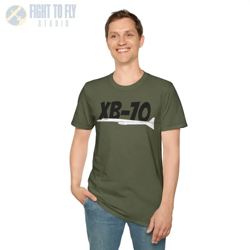 XB-70 Valkyrie Side Profile T-Shirt - Pilot gifts - WWII warbird t-shirt