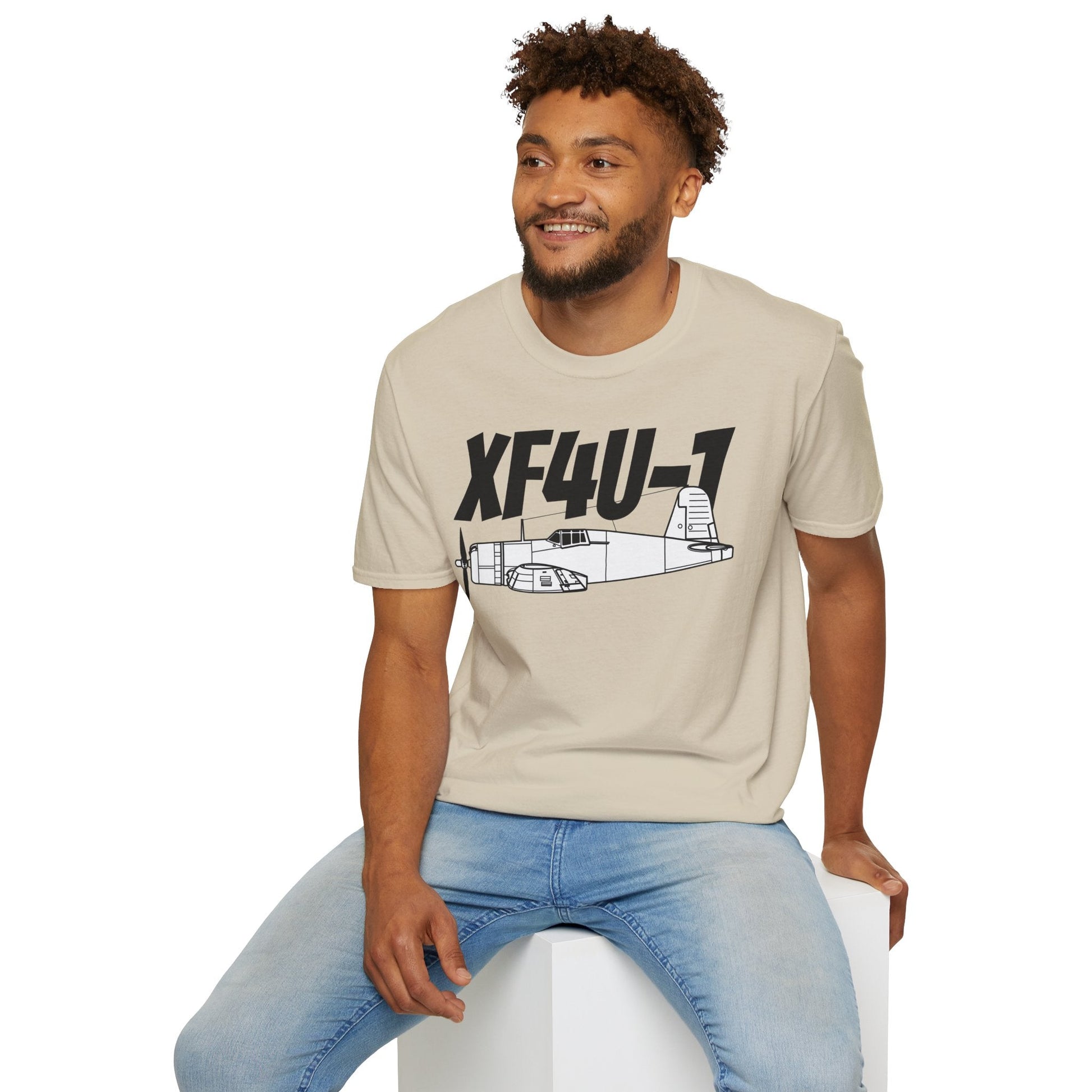 XF4U-1 T-Shirt – Prototype WWII Fighter Aircraft Tee - Pilot gifts - warbird t-shirt