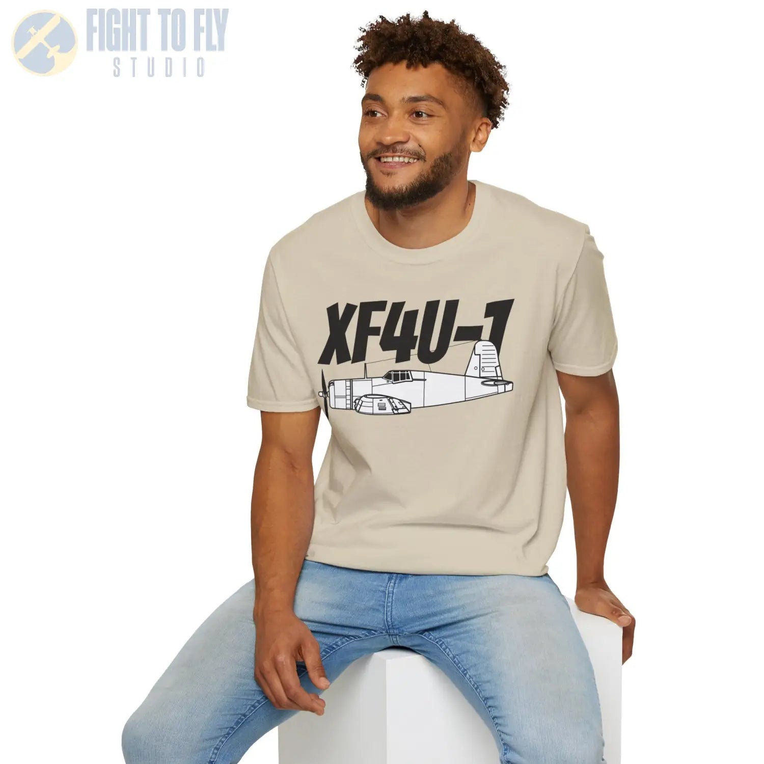 XF4U-1 T-Shirt – Prototype WWII Fighter Aircraft Tee - Pilot gifts - warbird t-shirt