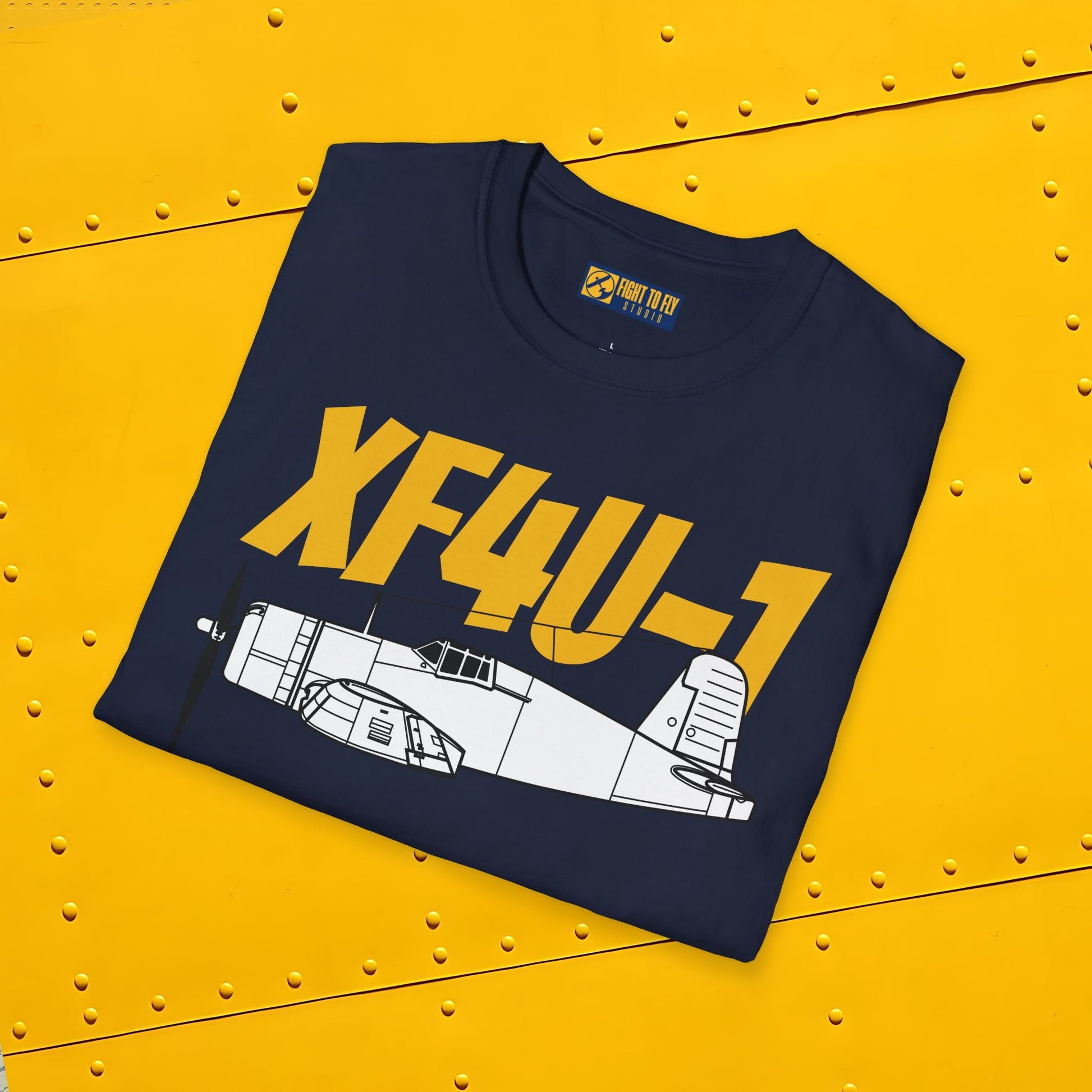 XF4U-1 T-Shirt – Prototype WWII Fighter Aircraft Tee - Pilot gifts - warbird t-shirt