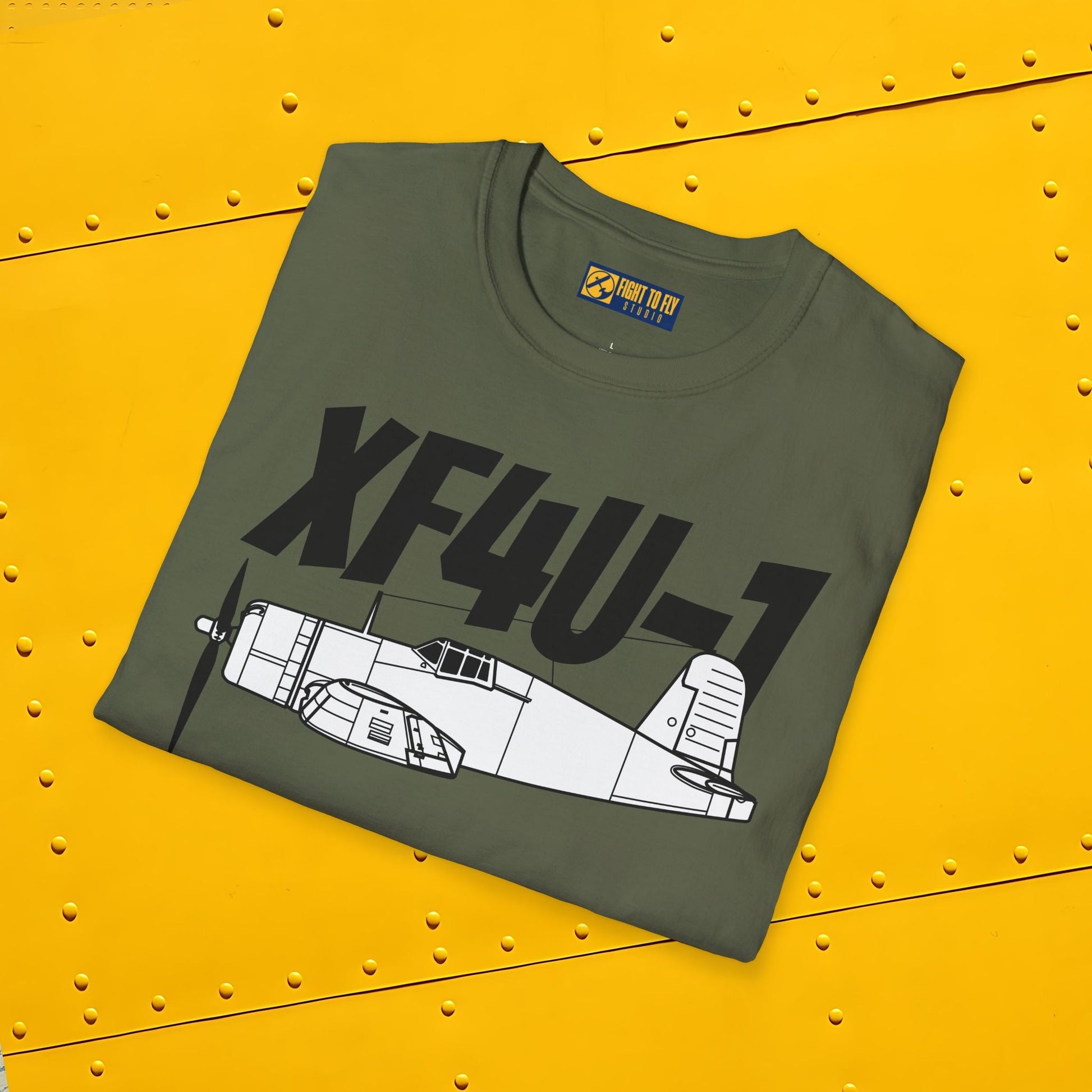 XF4U-1 T-Shirt – Prototype WWII Fighter Aircraft Tee - Pilot gifts - warbird t-shirt