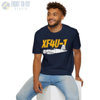 XF4U-1 T-Shirt – Prototype WWII Fighter Aircraft Tee - Pilot gifts - warbird t-shirt