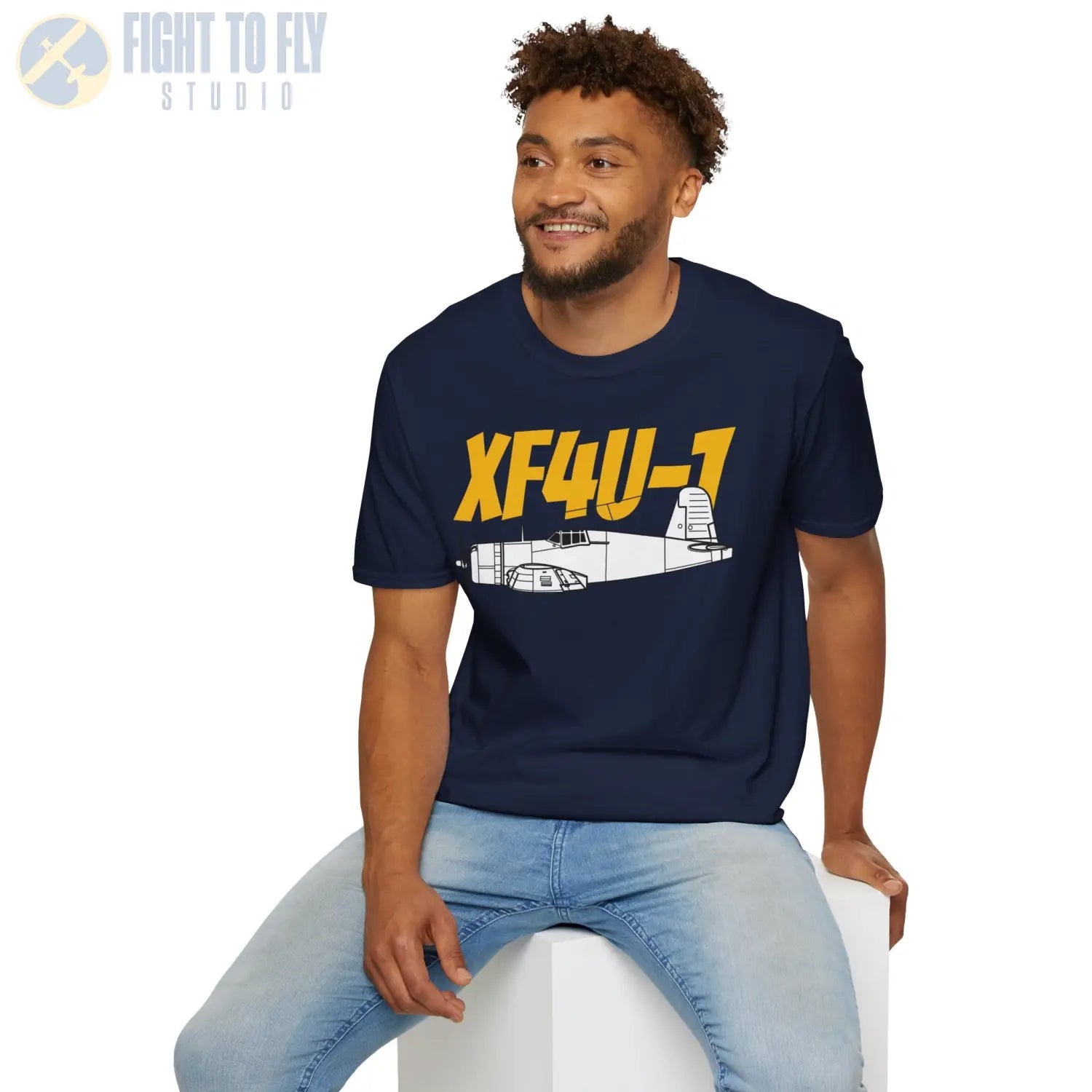 XF4U-1 T-Shirt – Prototype WWII Fighter Aircraft Tee - Pilot gifts - warbird t-shirt