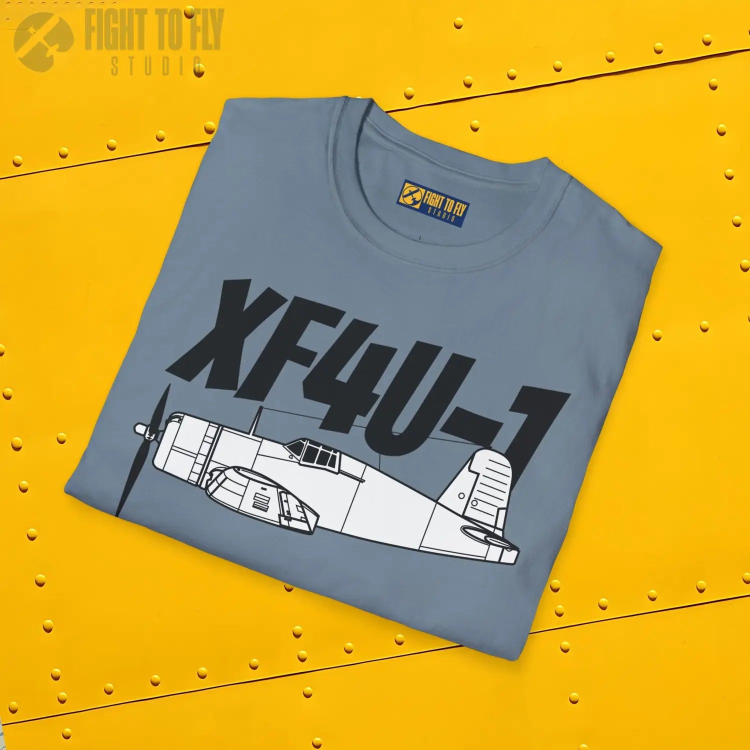XF4U-1 T-Shirt – Prototype WWII Fighter Aircraft Tee - Pilot gifts - warbird t-shirt