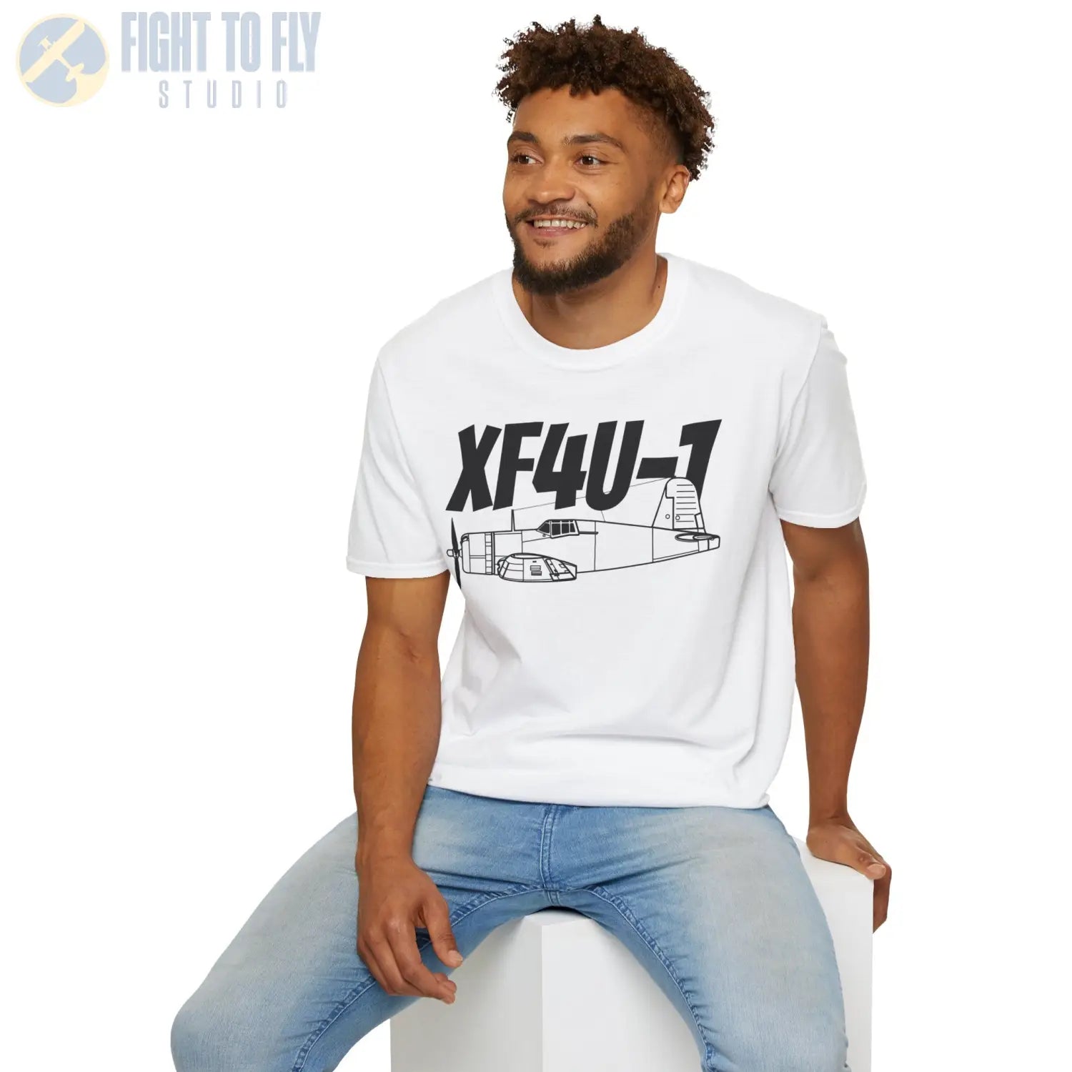 XF4U-1 T-Shirt – Prototype WWII Fighter Aircraft Tee - Pilot gifts - warbird t-shirt
