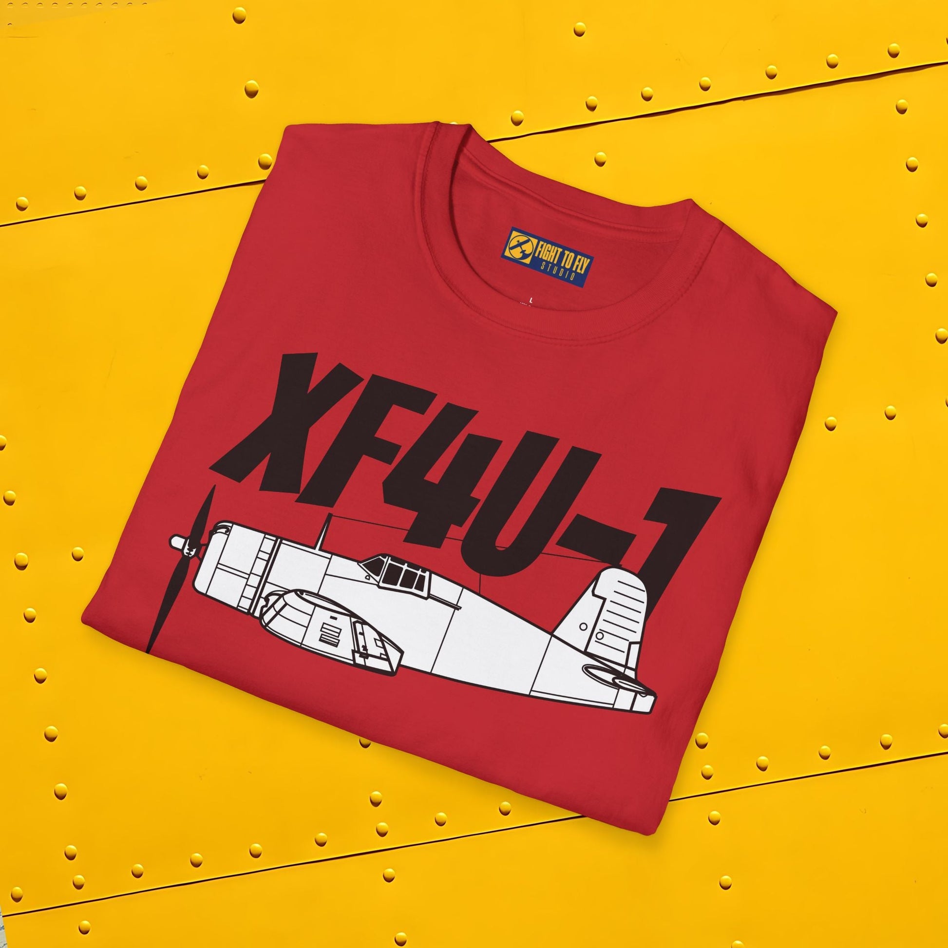 XF4U-1 T-Shirt – Prototype WWII Fighter Aircraft Tee - Pilot gifts - warbird t-shirt