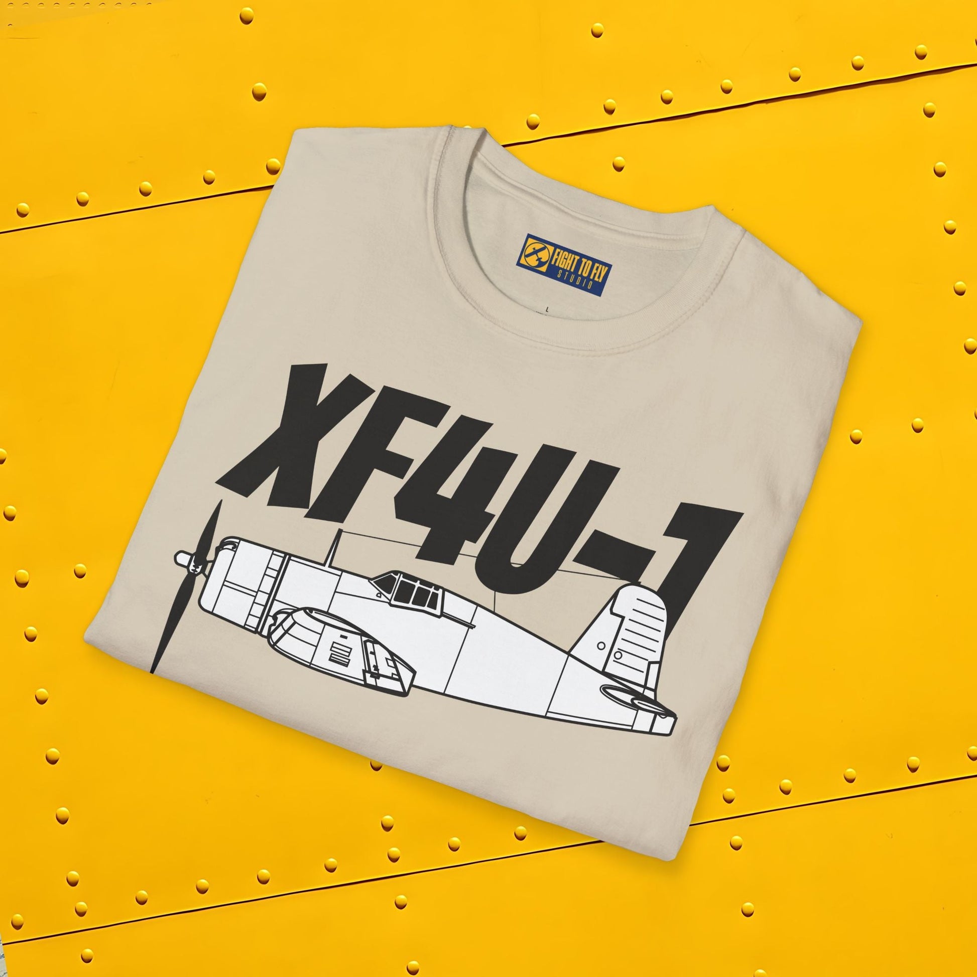 XF4U-1 T-Shirt – Prototype WWII Fighter Aircraft Tee - Pilot gifts - warbird t-shirt