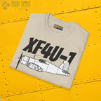 XF4U-1 T-Shirt – Prototype WWII Fighter Aircraft Tee - Pilot gifts - warbird t-shirt