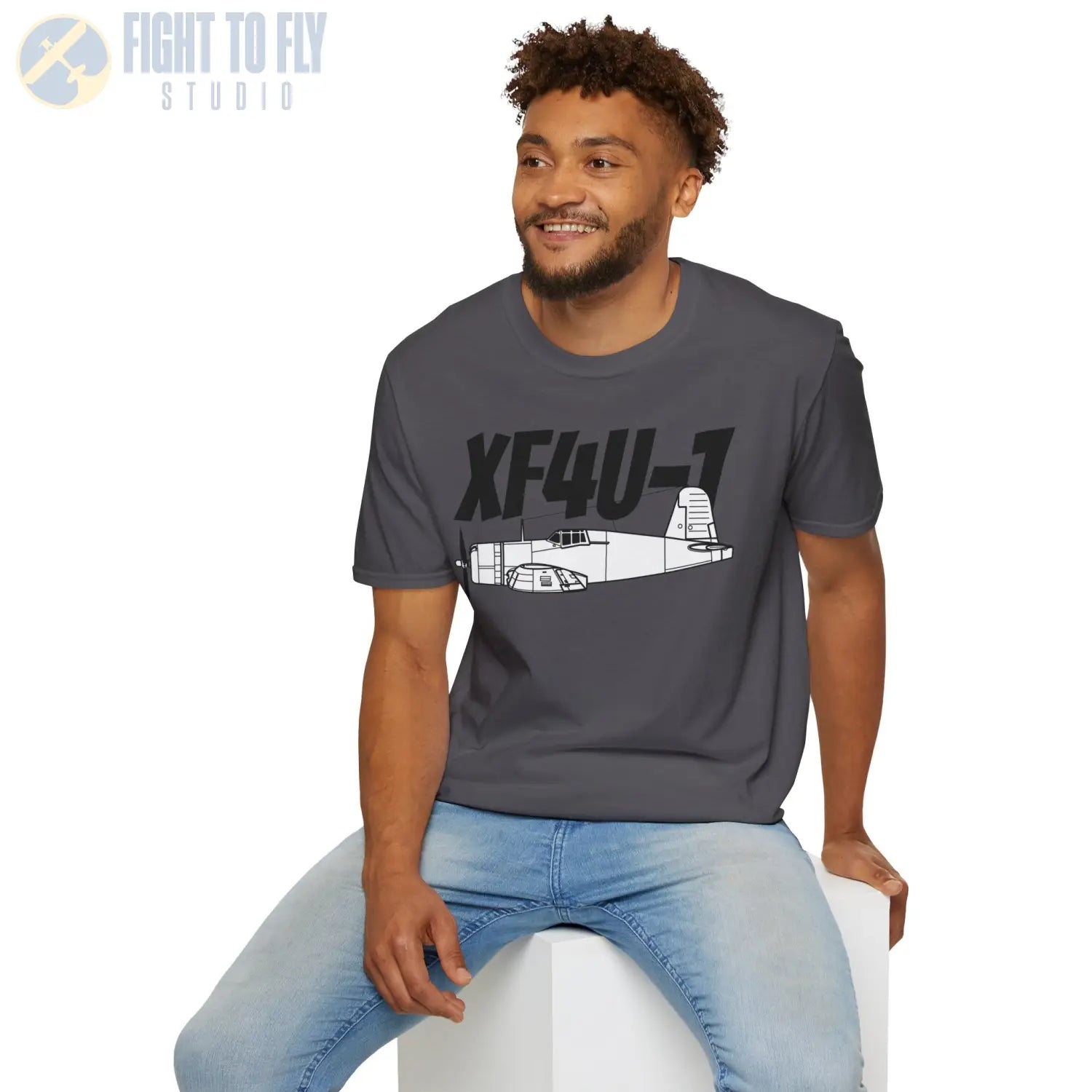 XF4U-1 T-Shirt – Prototype WWII Fighter Aircraft Tee - Pilot gifts - warbird t-shirt