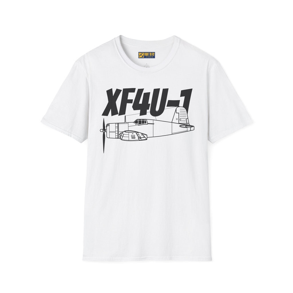 XF4U-1 T-Shirt – Prototype WWII Fighter Aircraft Tee - Pilot gifts - warbird t-shirt
