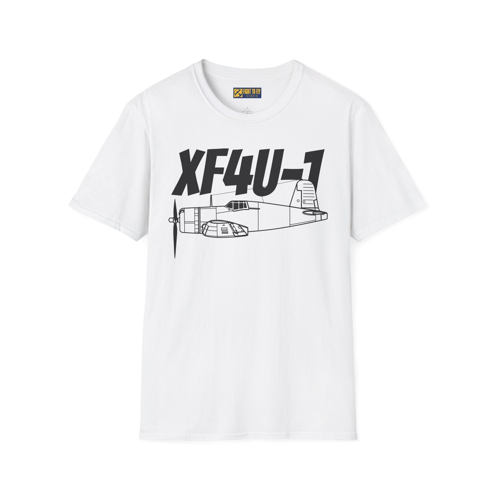 XF4U-1 T-Shirt – Prototype WWII Fighter Aircraft Tee - Pilot gifts - warbird t-shirt