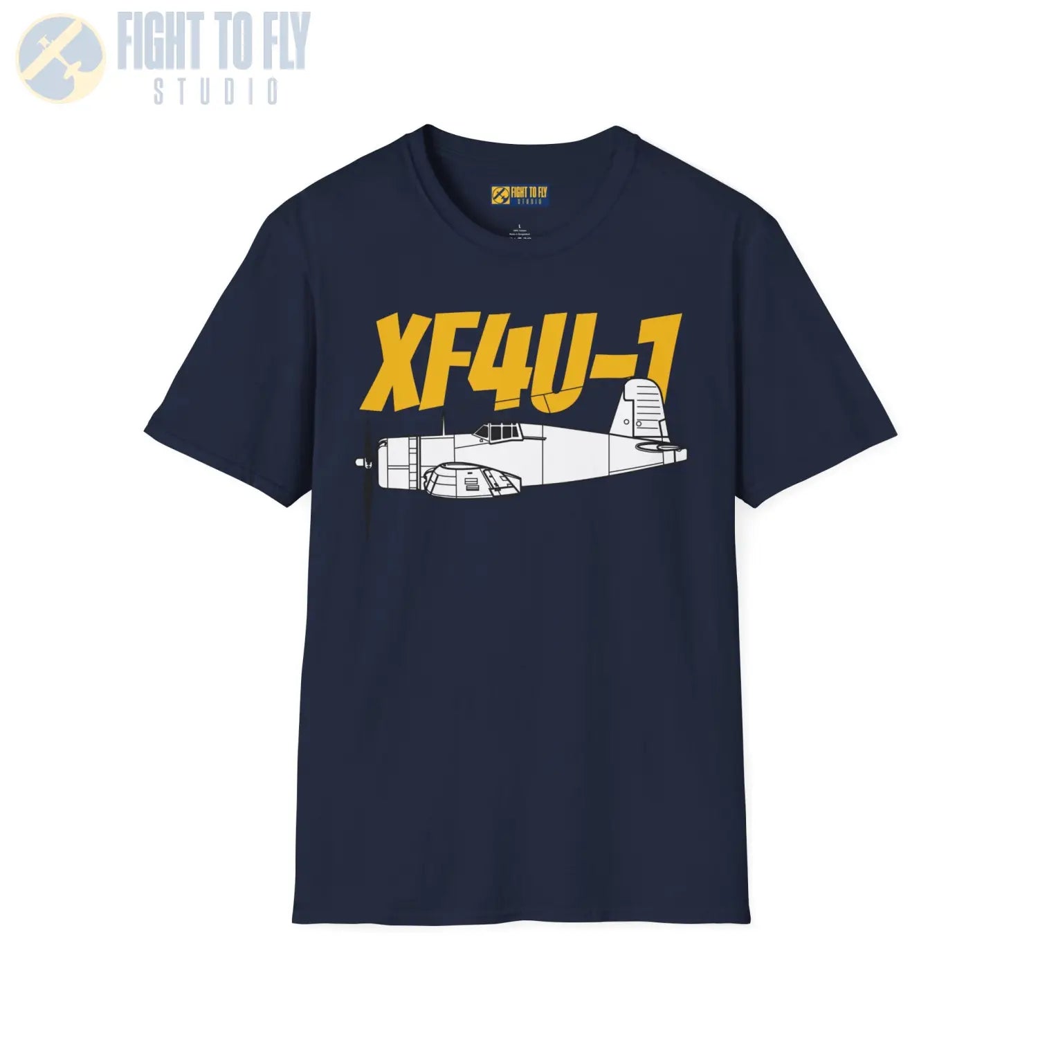 XF4U-1 T-Shirt – Prototype WWII Fighter Aircraft Tee - Pilot gifts - warbird t-shirt