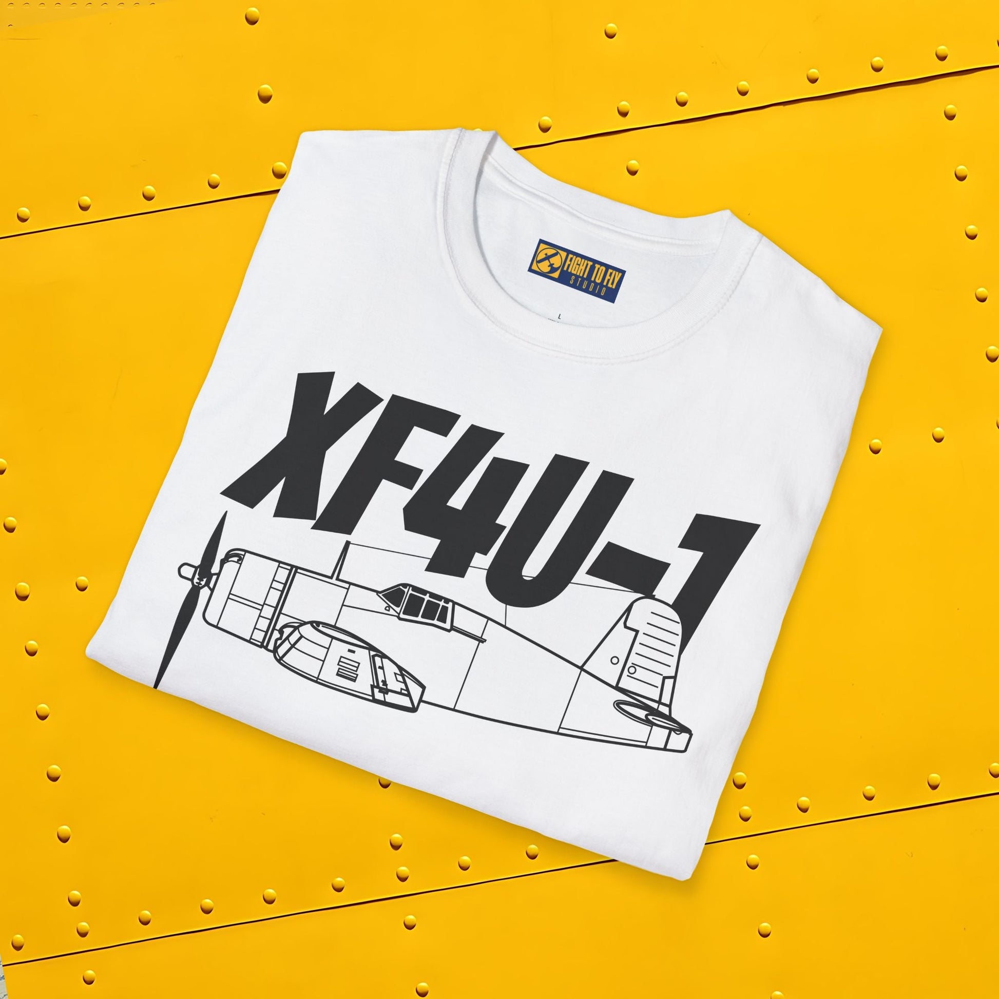 XF4U-1 T-Shirt – Prototype WWII Fighter Aircraft Tee - Pilot gifts - warbird t-shirt
