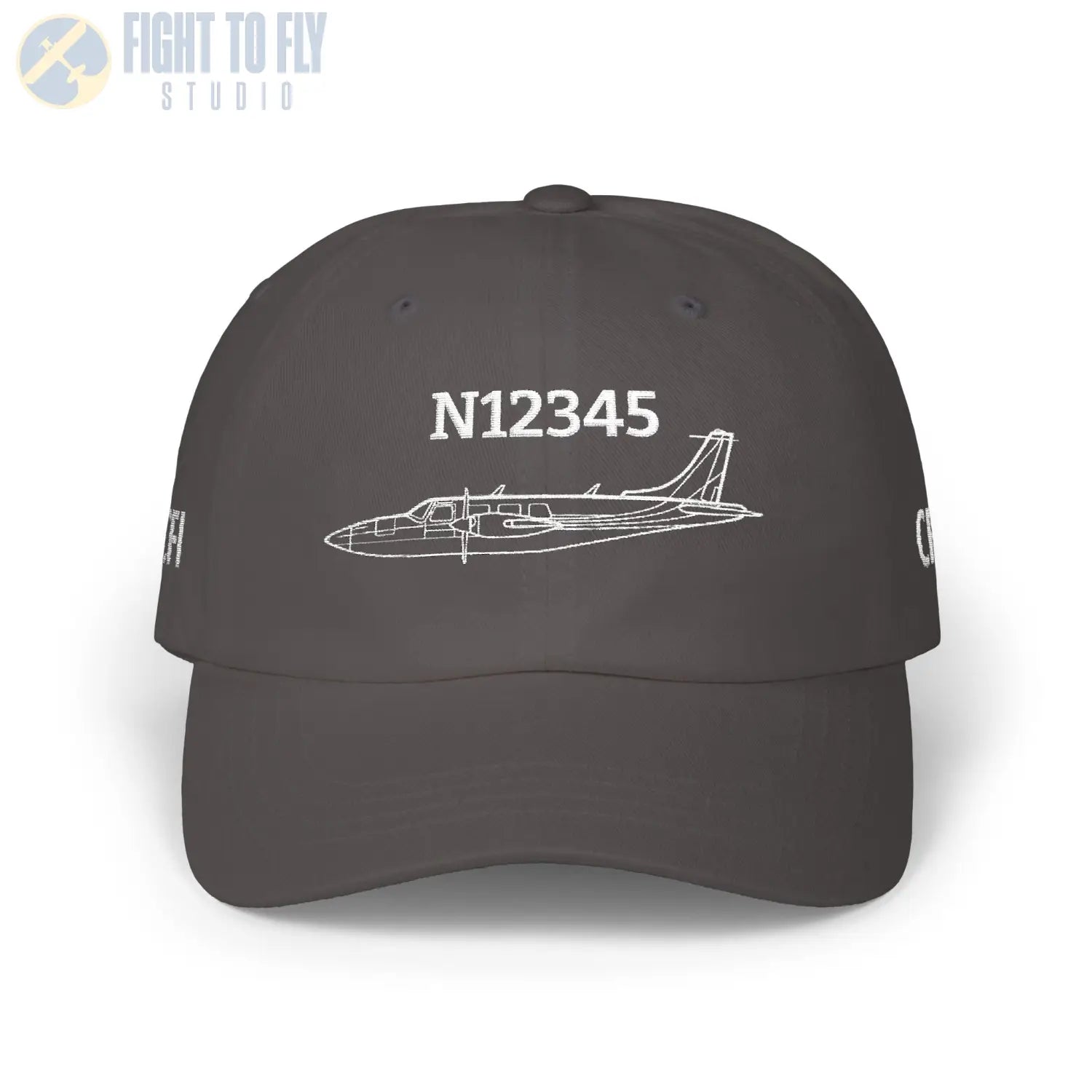 Your Aerostar 602 Hat — Personalized with Tail Number & Custom Text - Hats - Pilot gifts - WWII warbird t-shirt