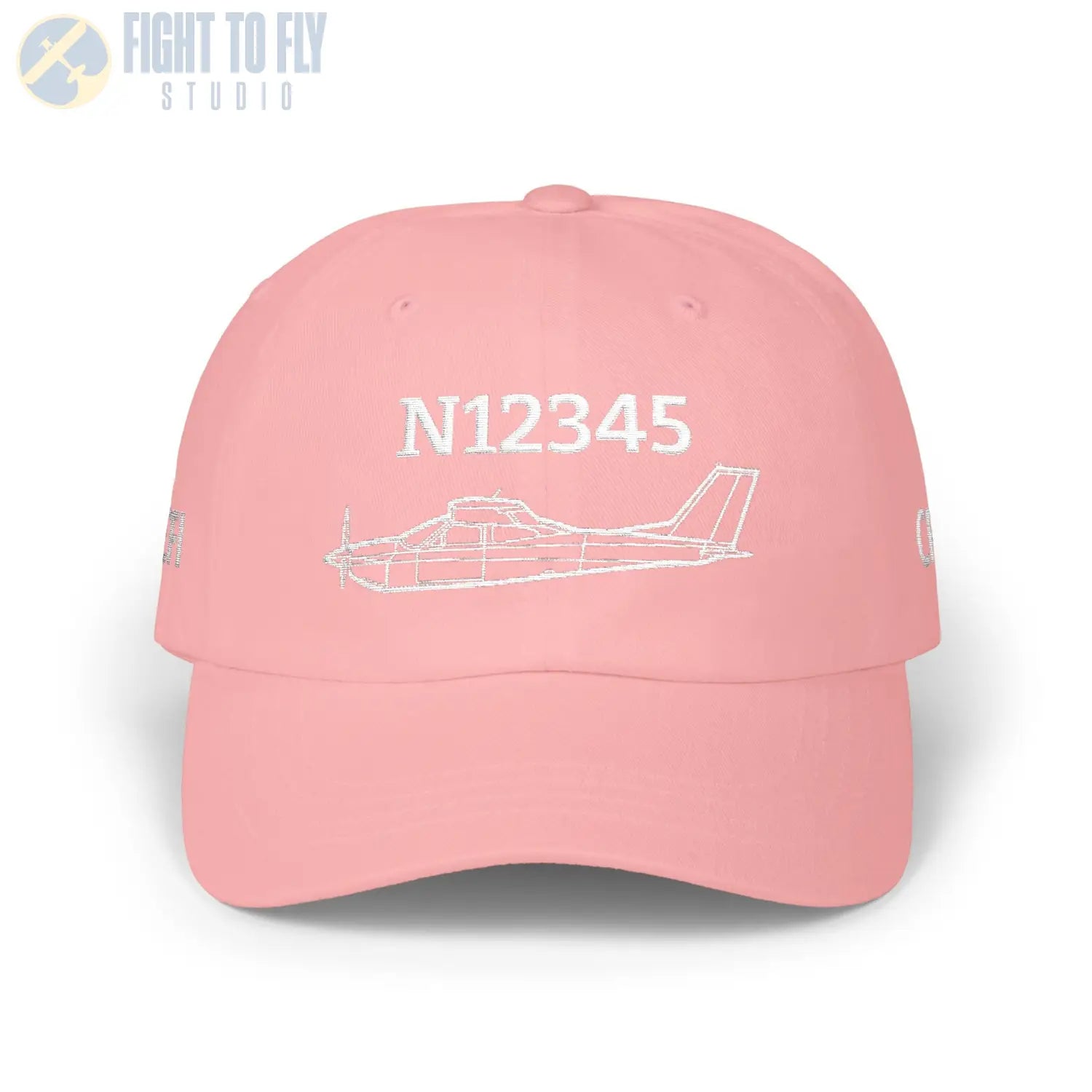 Your Cessna 177RG Hat — Personalized with Tail Number & Custom Text - Hats - Pilot gifts - WWII warbird t-shirt