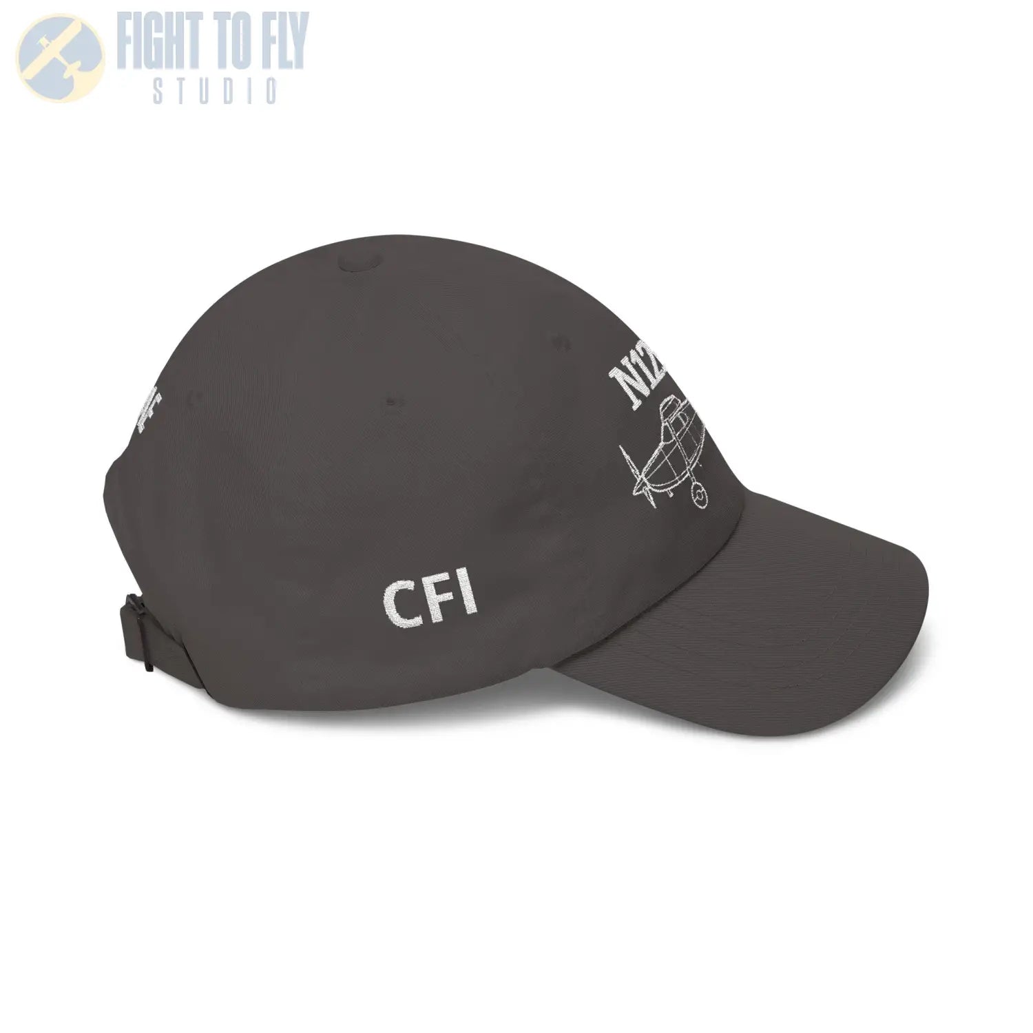 Your Cessna 180F Hat — Personalized with Tail Number & Custom Text - Hats - Pilot gifts - WWII warbird t-shirt